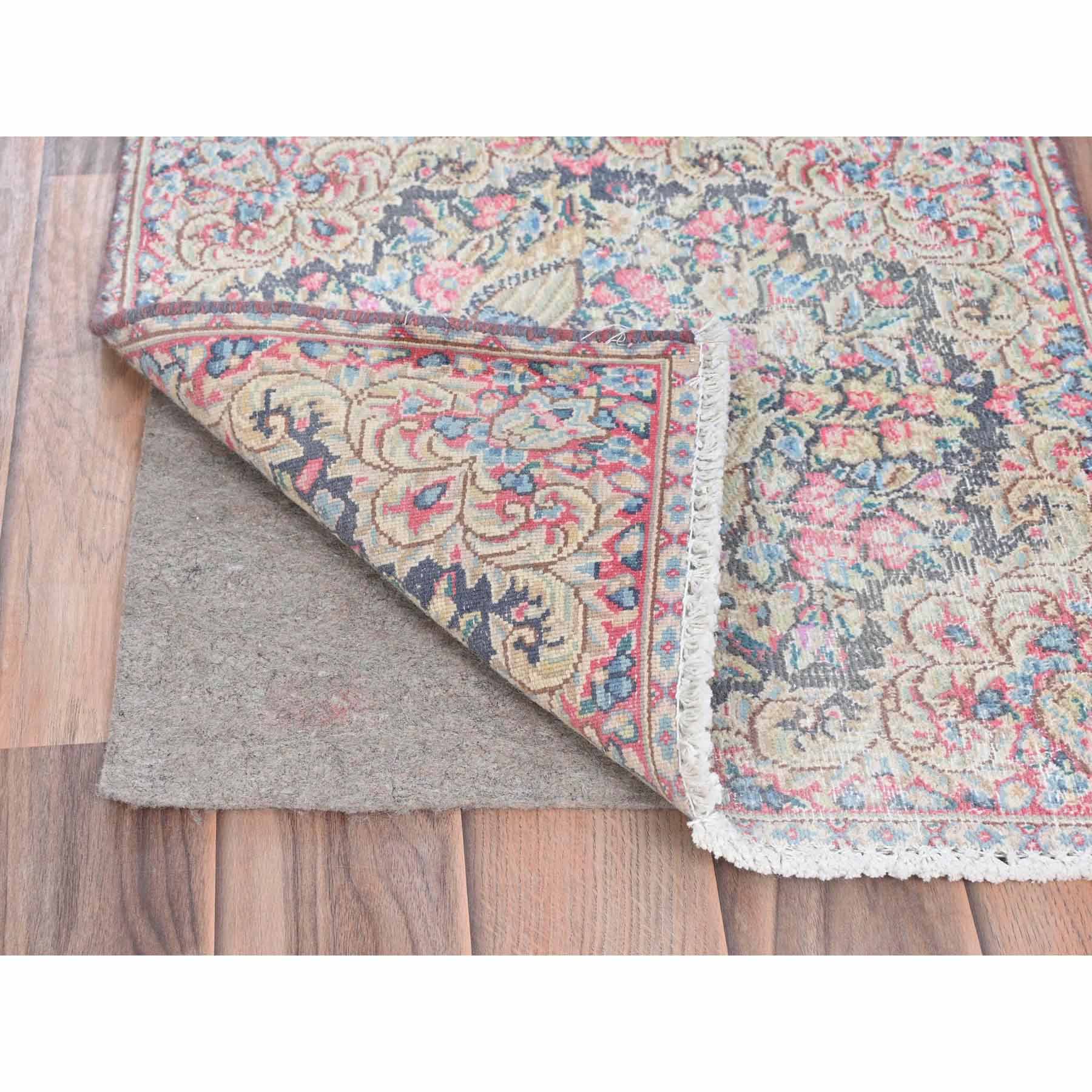 Overdyed-Vintage-Hand-Knotted-Rug-409745