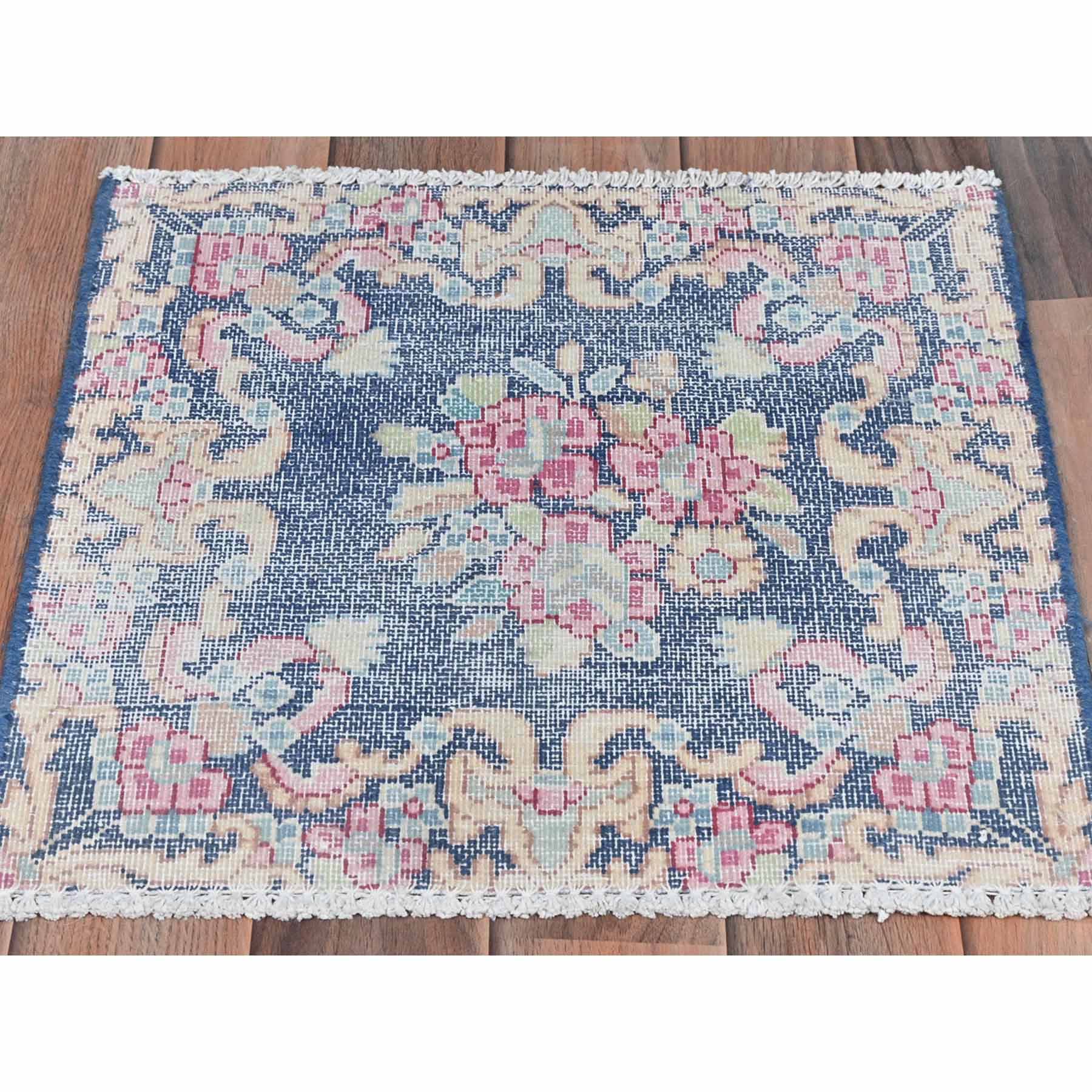 Overdyed-Vintage-Hand-Knotted-Rug-409755