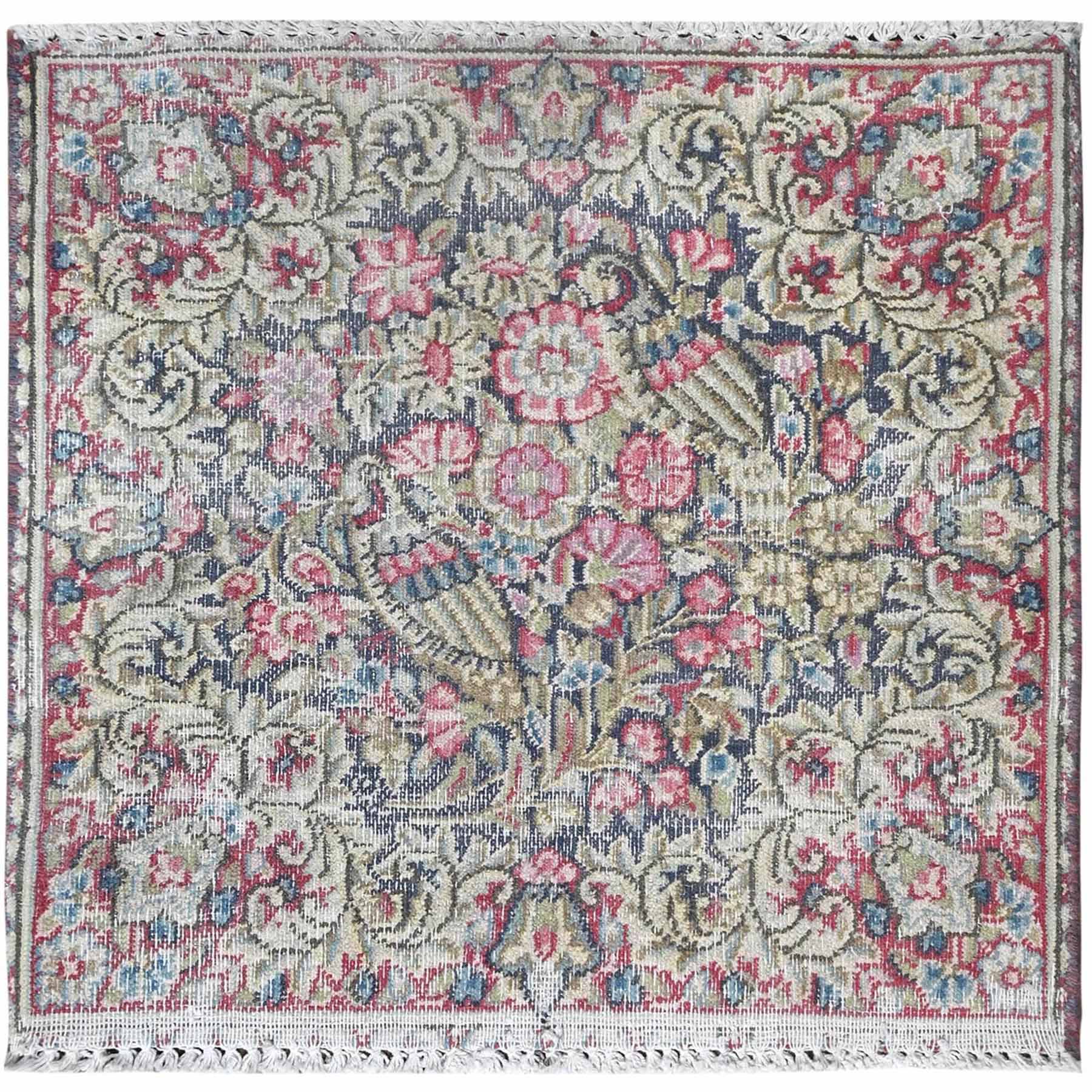 Overdyed-Vintage-Hand-Knotted-Rug-409760
