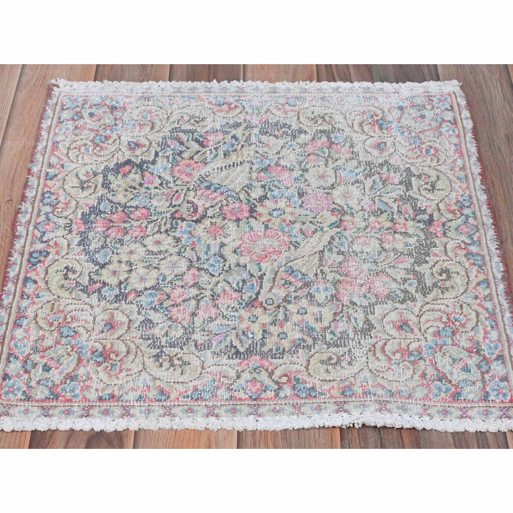 Overdyed-Vintage-Hand-Knotted-Rug-409765