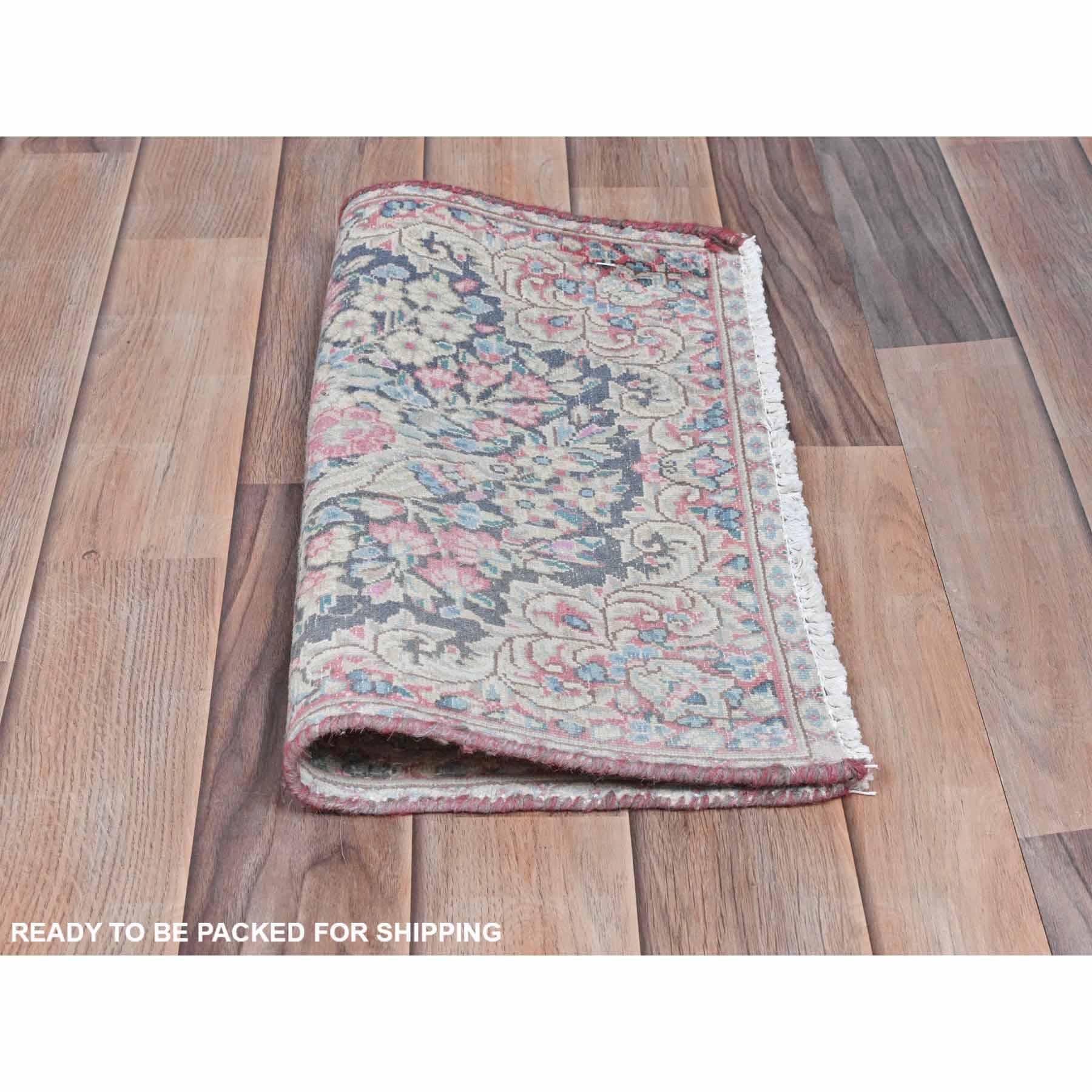 Overdyed-Vintage-Hand-Knotted-Rug-409765