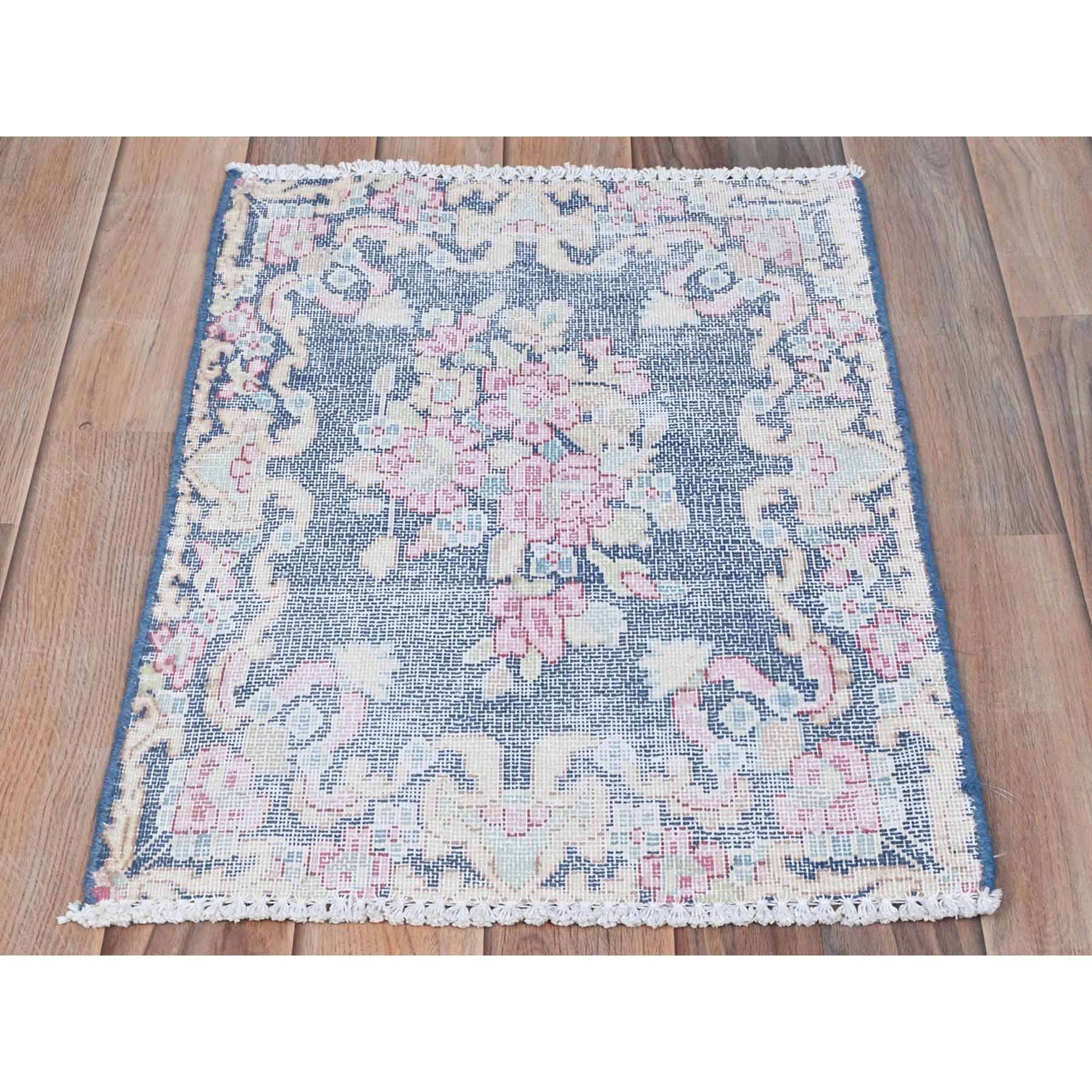 Overdyed-Vintage-Hand-Knotted-Rug-409770