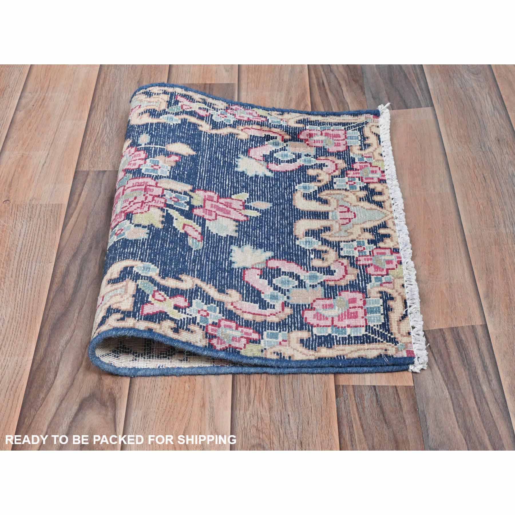 Overdyed-Vintage-Hand-Knotted-Rug-409770