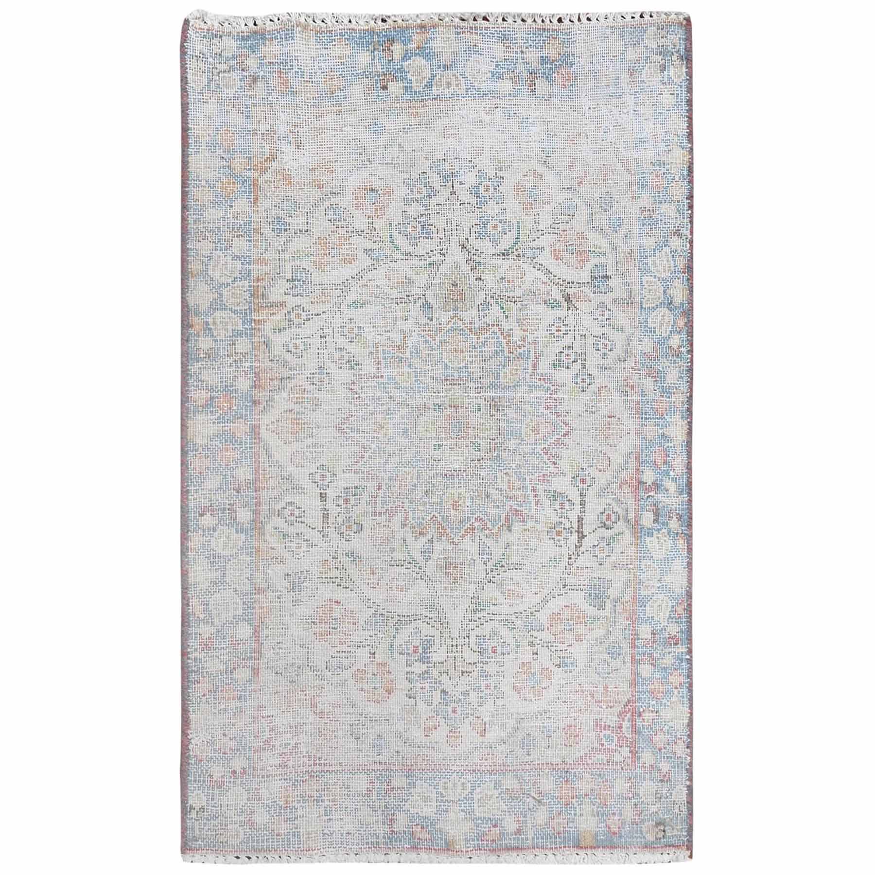 Overdyed-Vintage-Hand-Knotted-Rug-409845