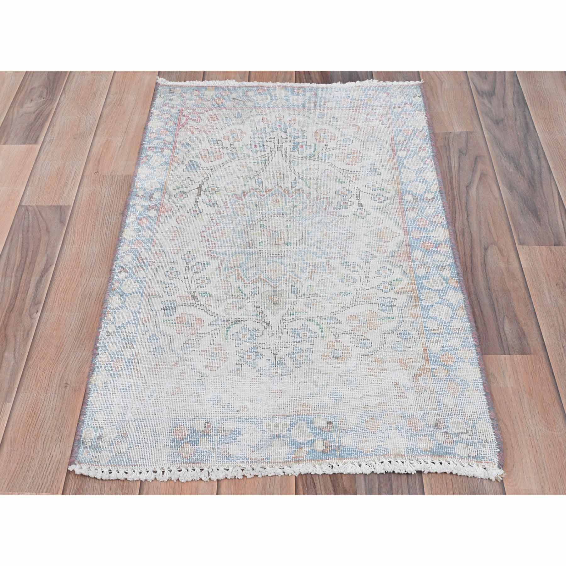 Overdyed-Vintage-Hand-Knotted-Rug-409845