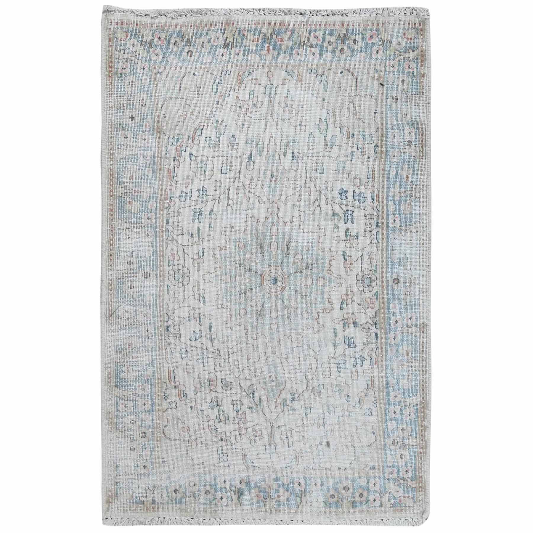 Overdyed-Vintage-Hand-Knotted-Rug-409850