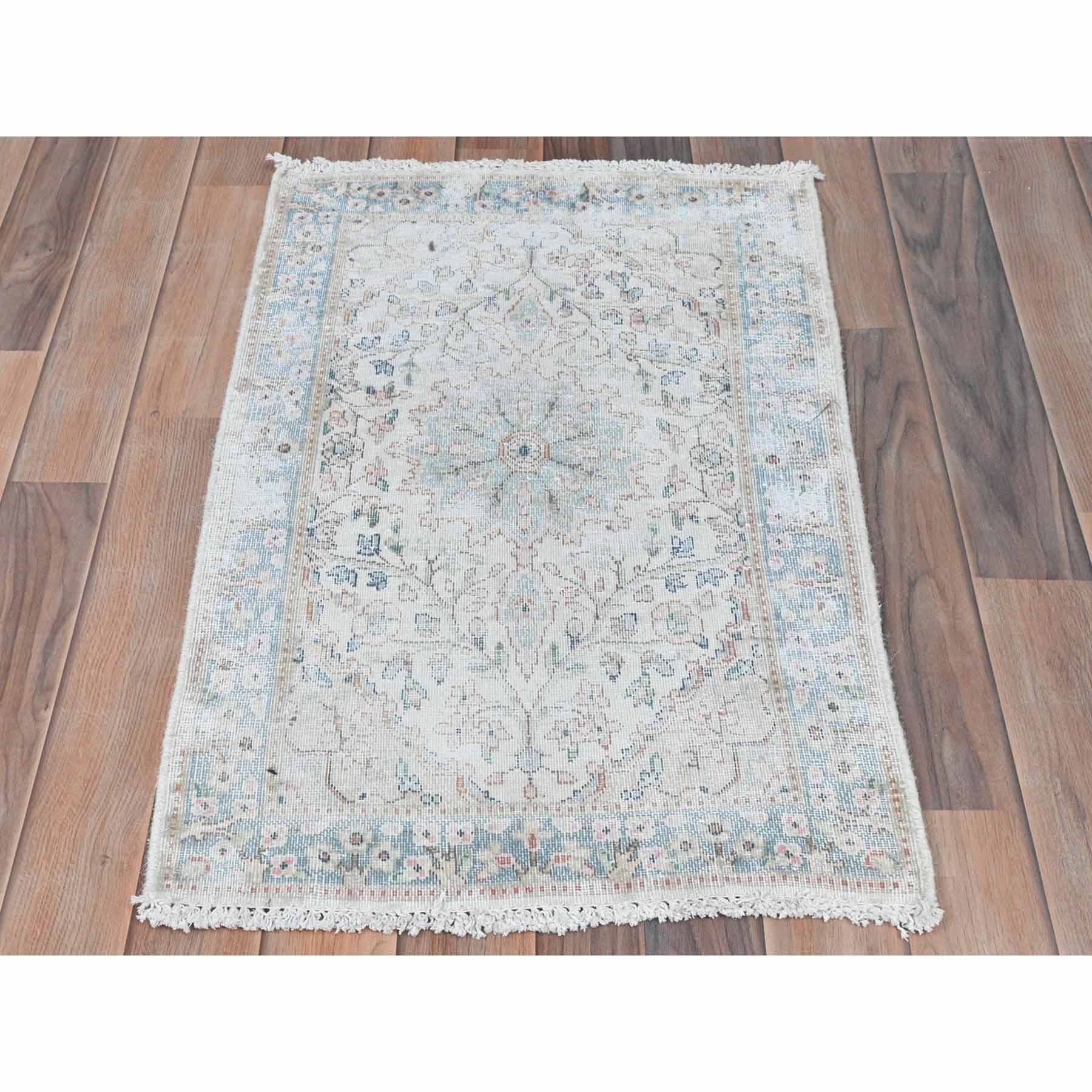 Overdyed-Vintage-Hand-Knotted-Rug-409850