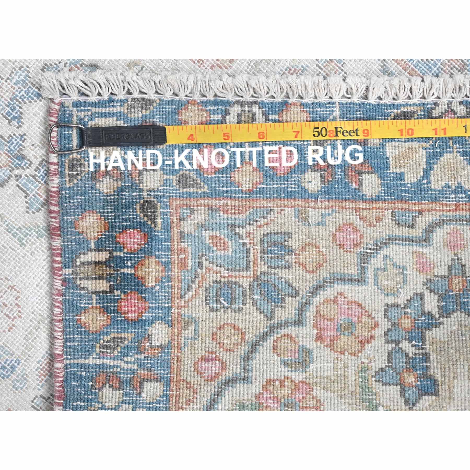 Overdyed-Vintage-Hand-Knotted-Rug-409865