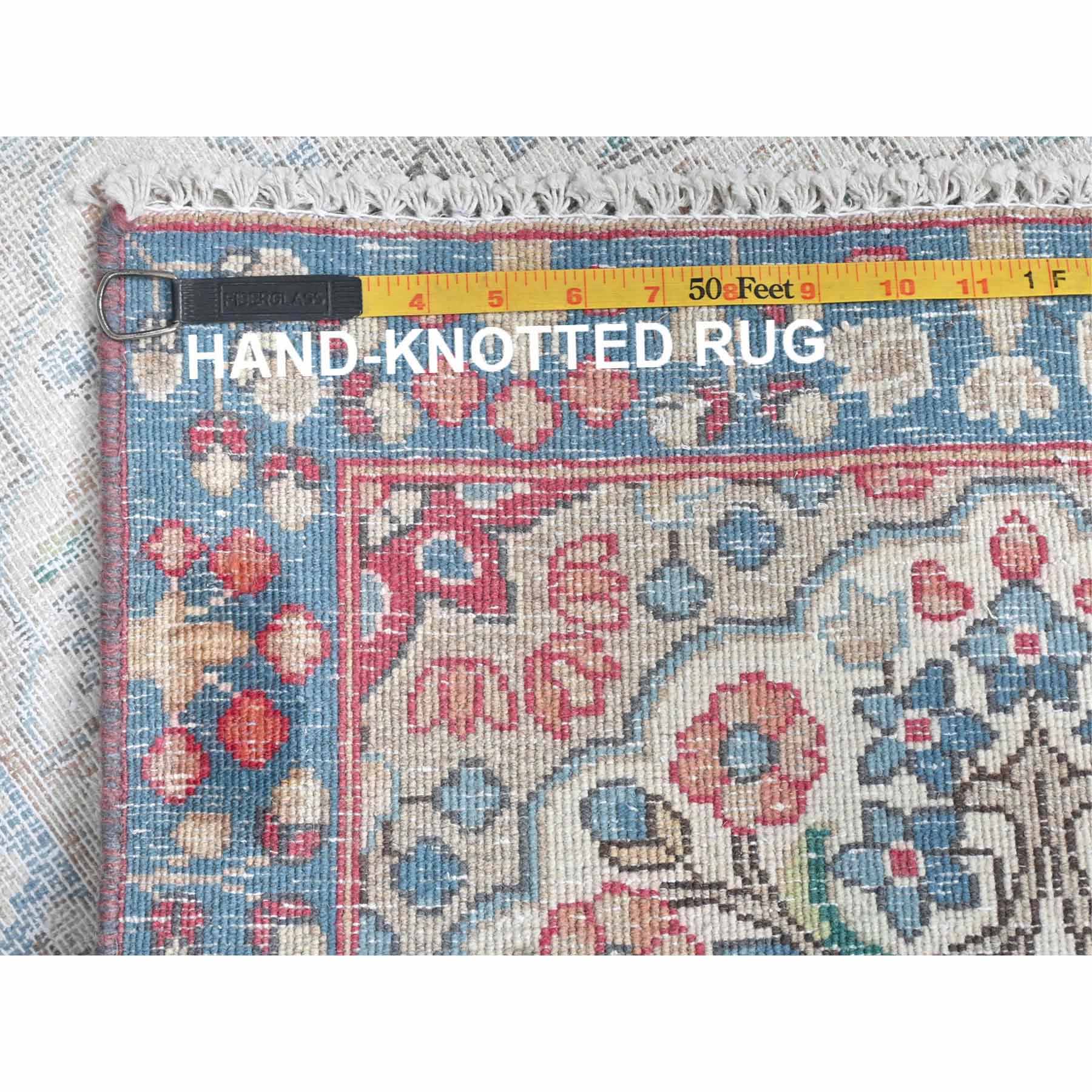 Overdyed-Vintage-Hand-Knotted-Rug-409870