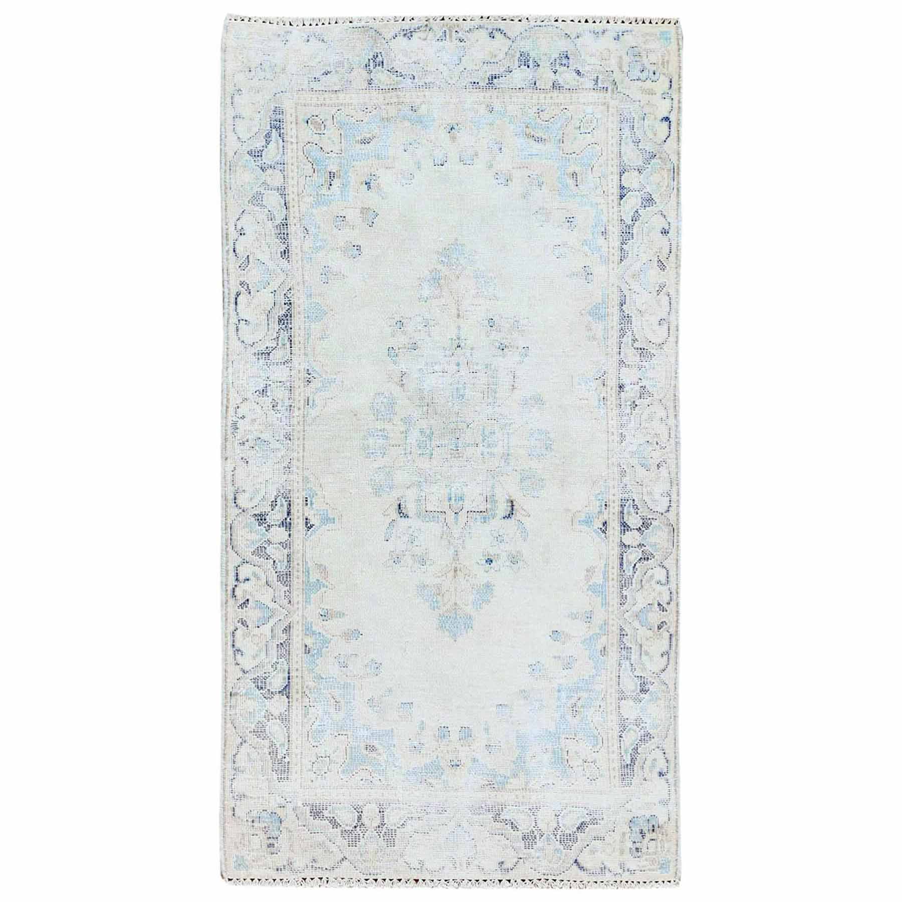 Overdyed-Vintage-Hand-Knotted-Rug-409875