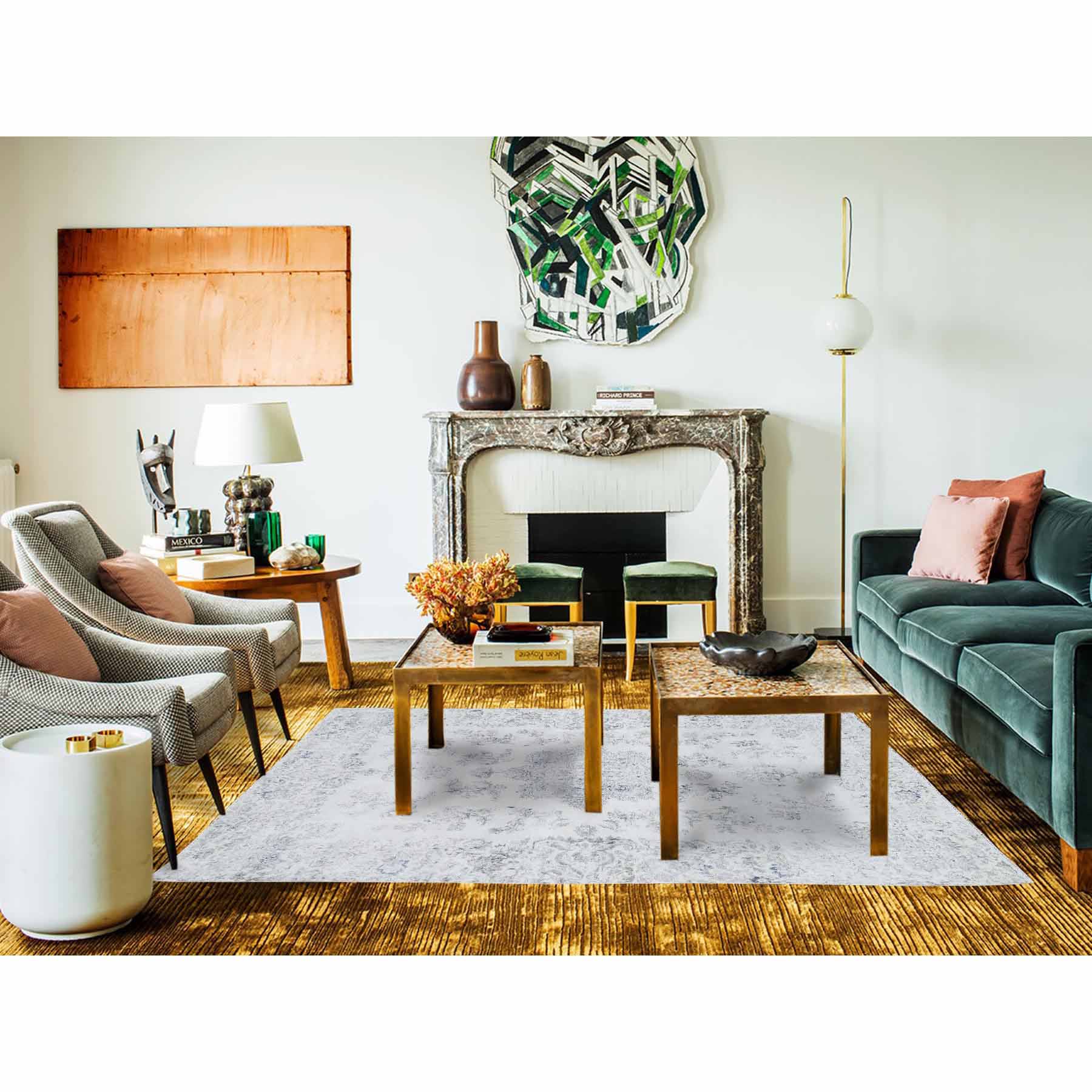 Persian-Hand-Knotted-Rug-409705
