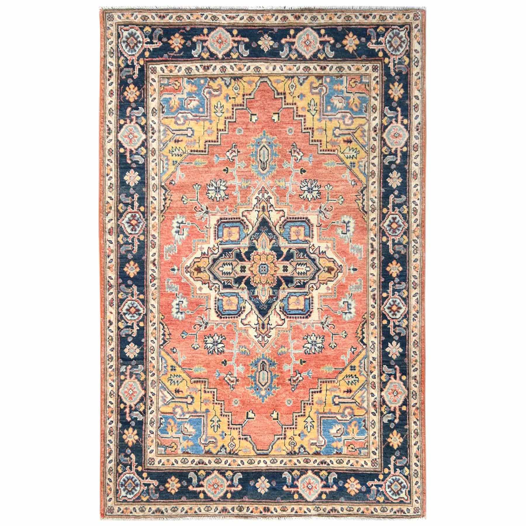 Tribal-Geometric-Hand-Knotted-Rug-408630