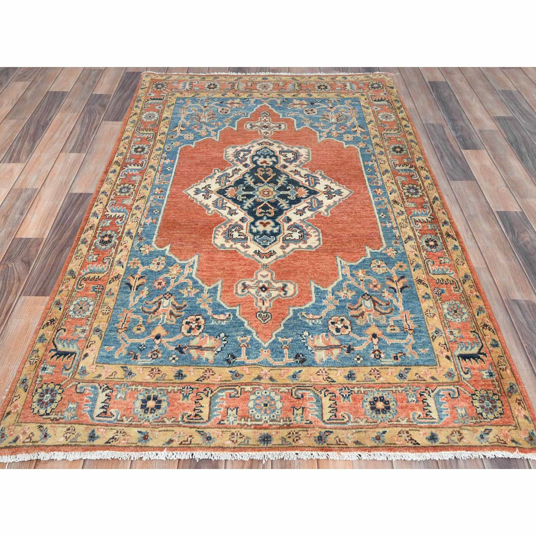 Tribal-Geometric-Hand-Knotted-Rug-408635