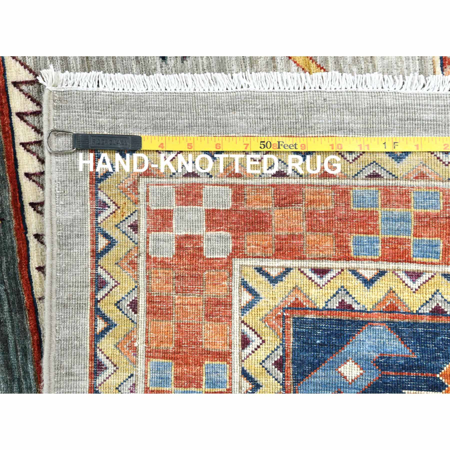 Tribal-Geometric-Hand-Knotted-Rug-408655