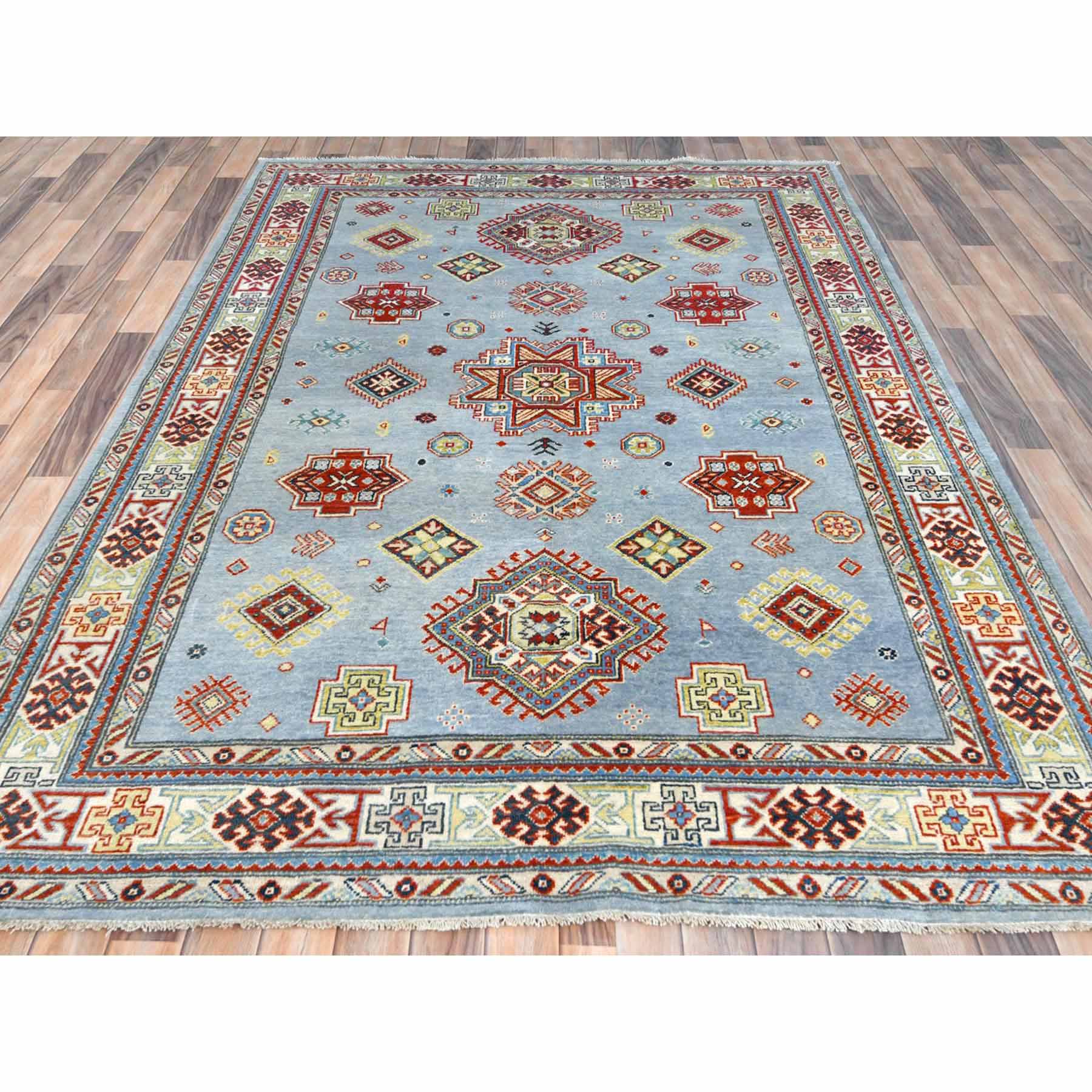 Tribal-Geometric-Hand-Knotted-Rug-408770