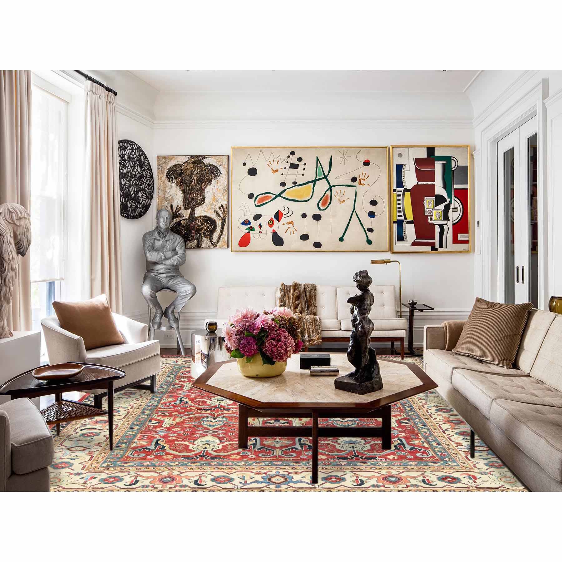 Heriz-Hand-Knotted-Rug-410755