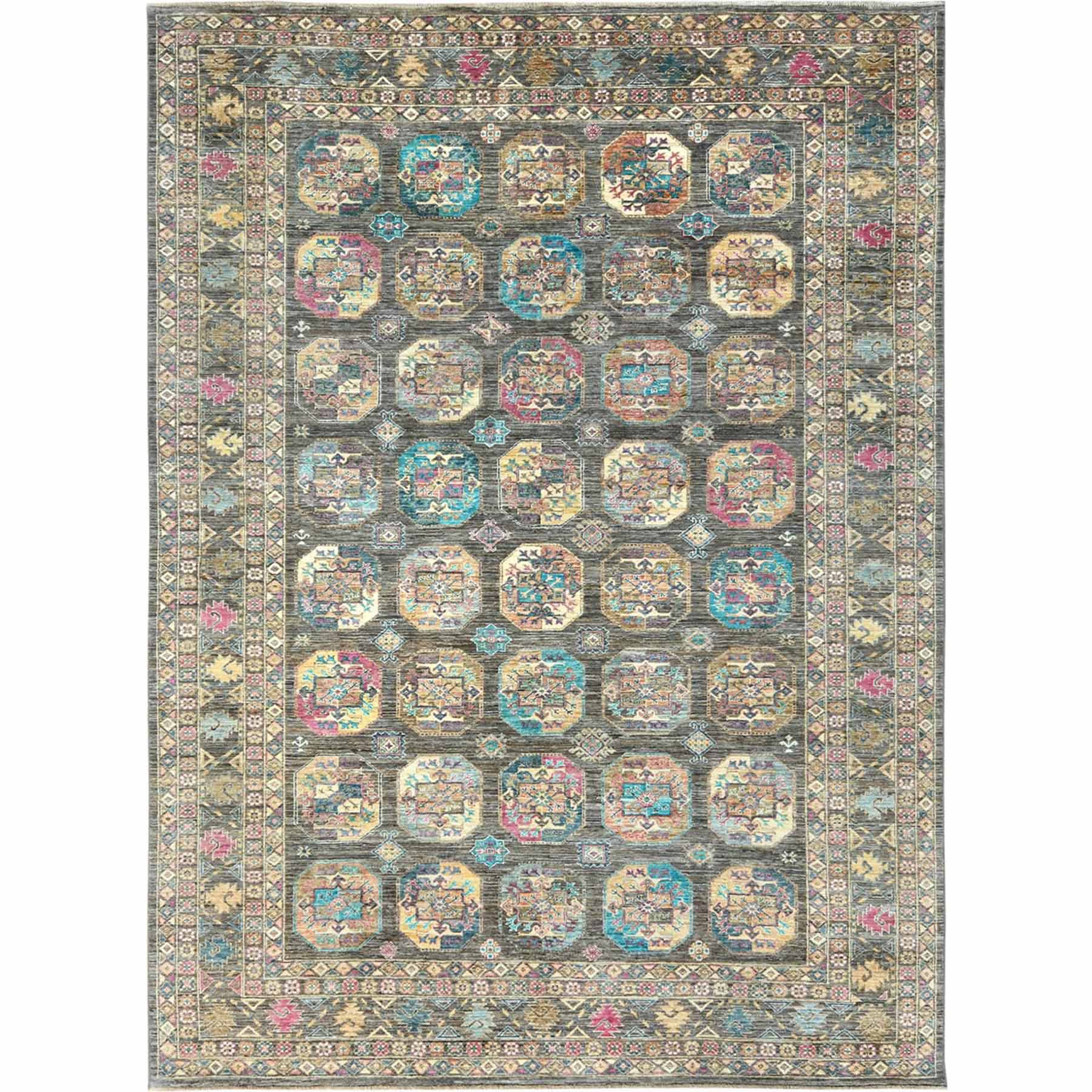 Kazak-Hand-Knotted-Rug-411355