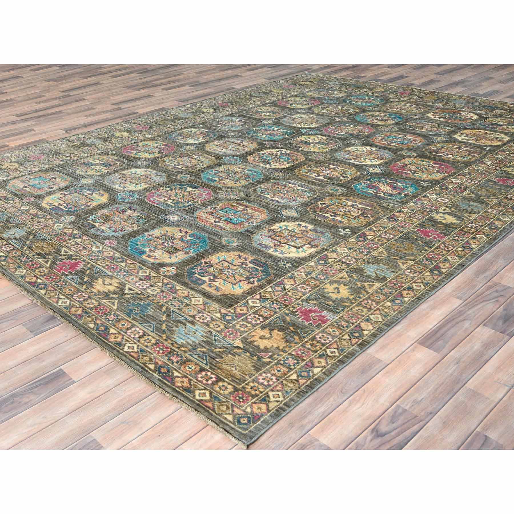 Kazak-Hand-Knotted-Rug-411355