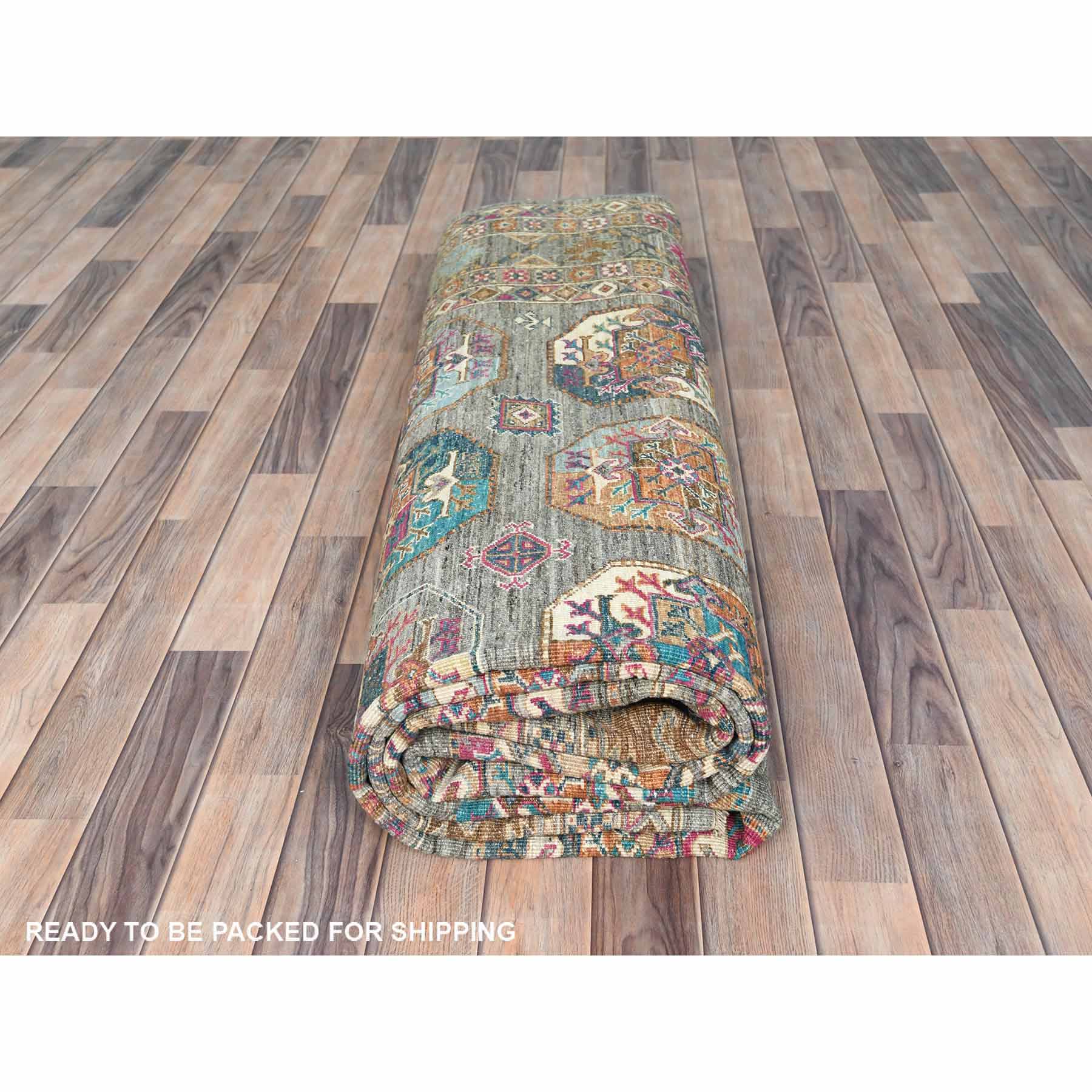 Kazak-Hand-Knotted-Rug-411355