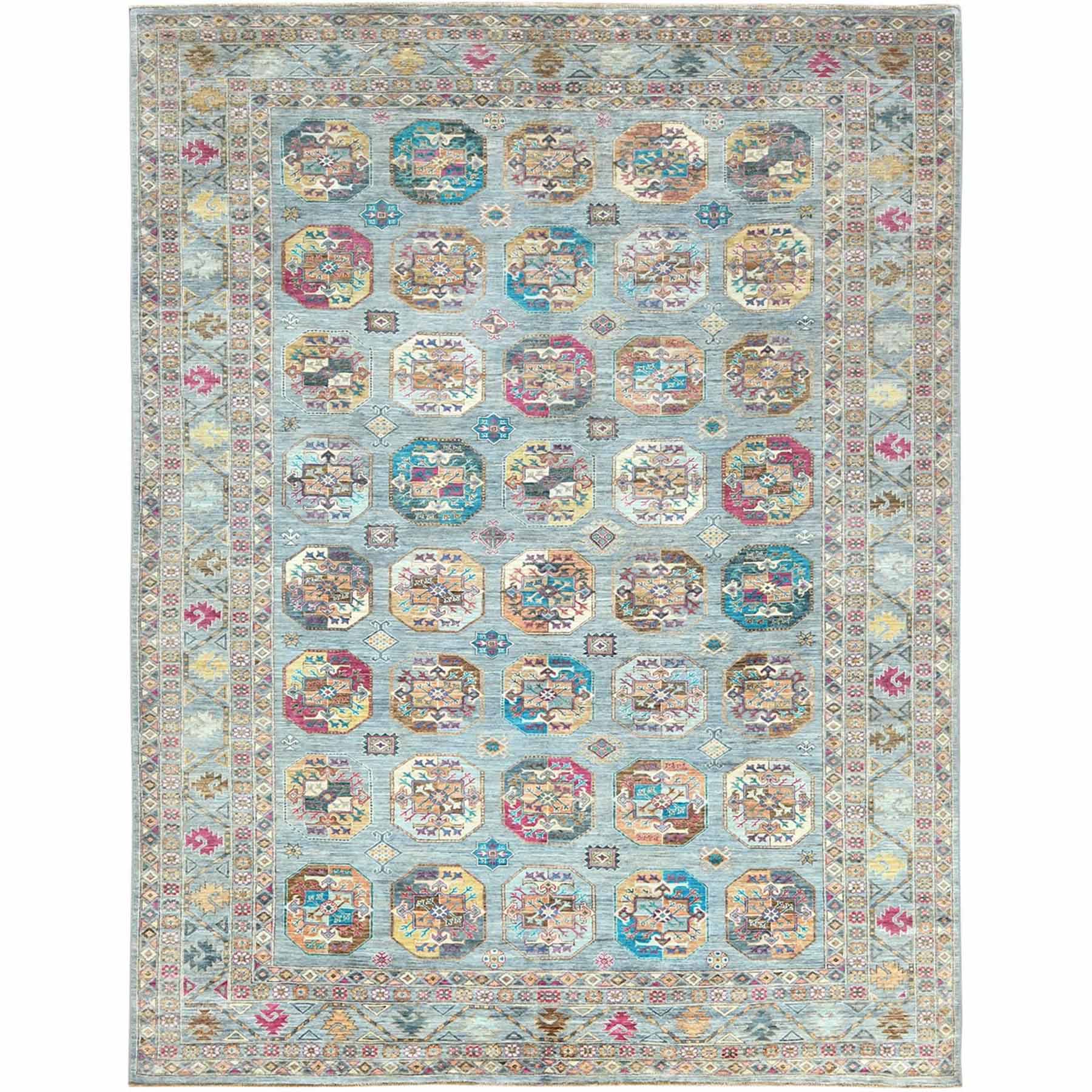 Kazak-Hand-Knotted-Rug-411365