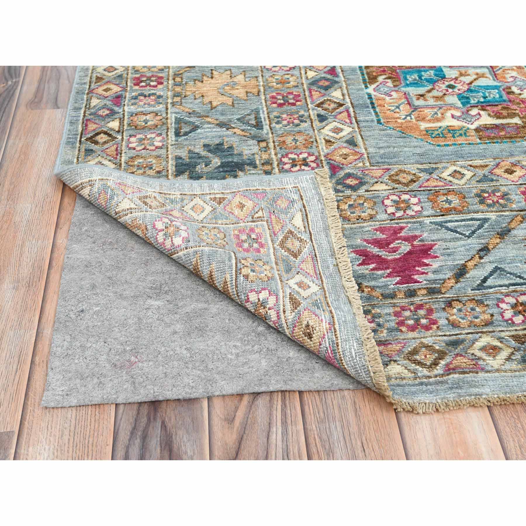 Kazak-Hand-Knotted-Rug-411365