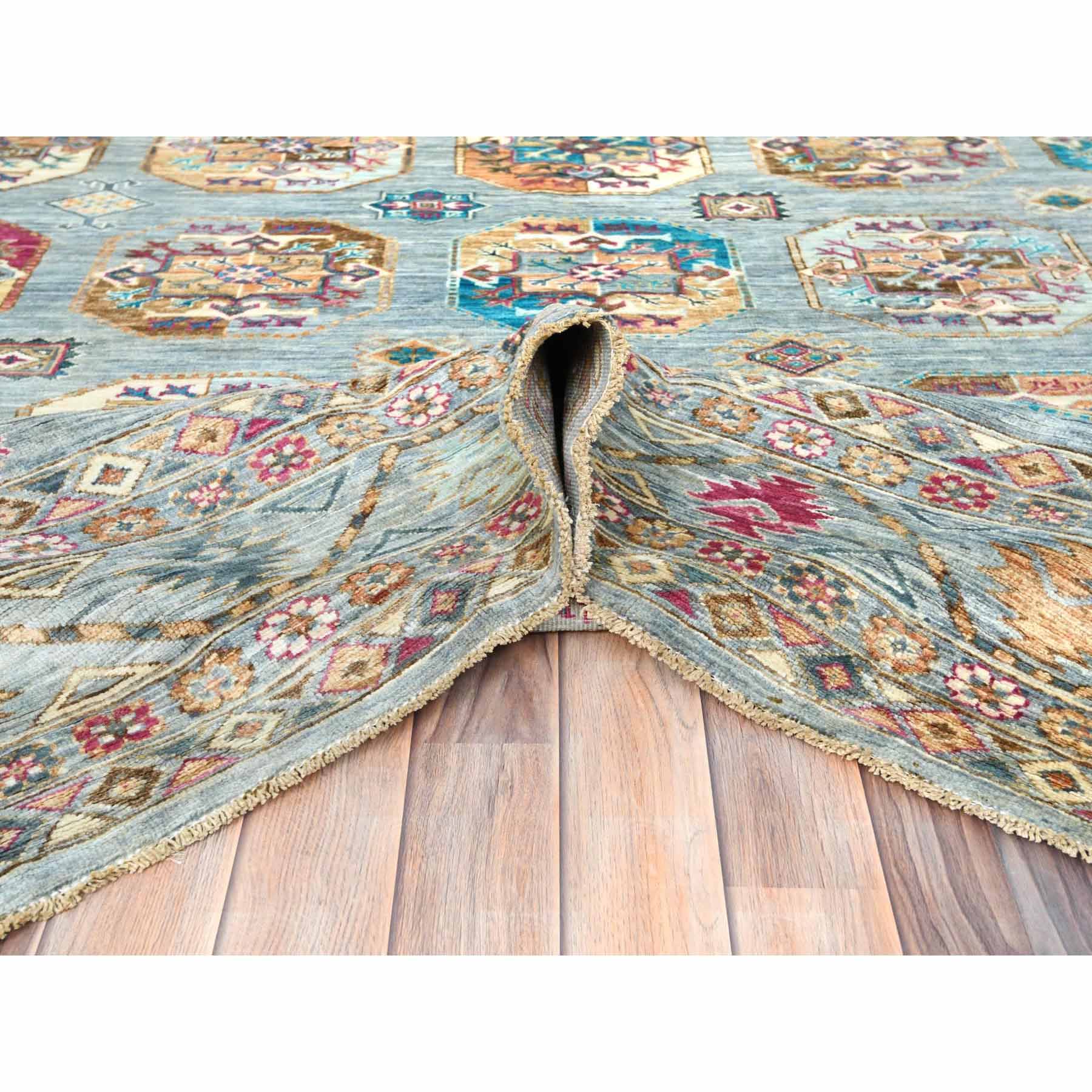 Kazak-Hand-Knotted-Rug-411365