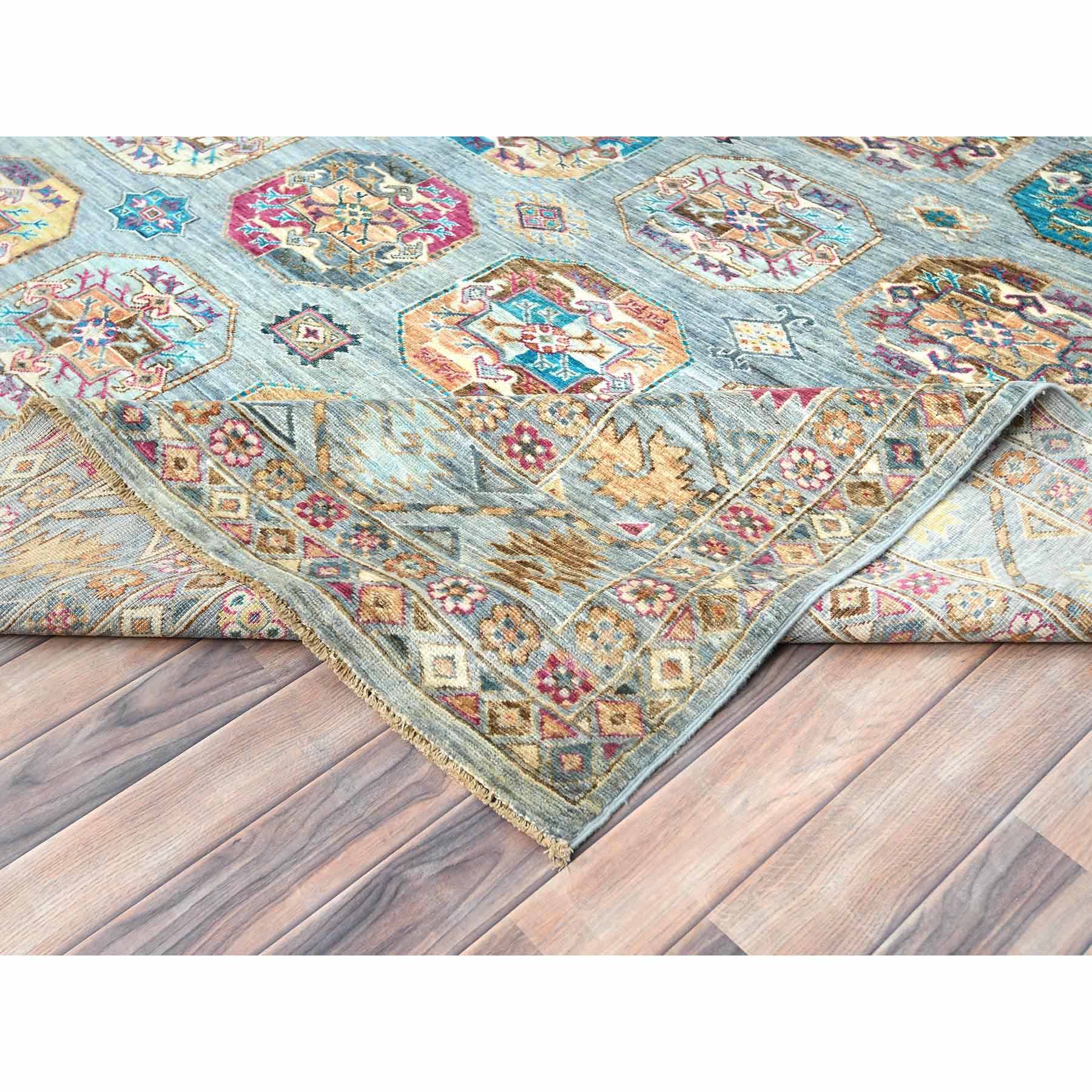 Kazak-Hand-Knotted-Rug-411365