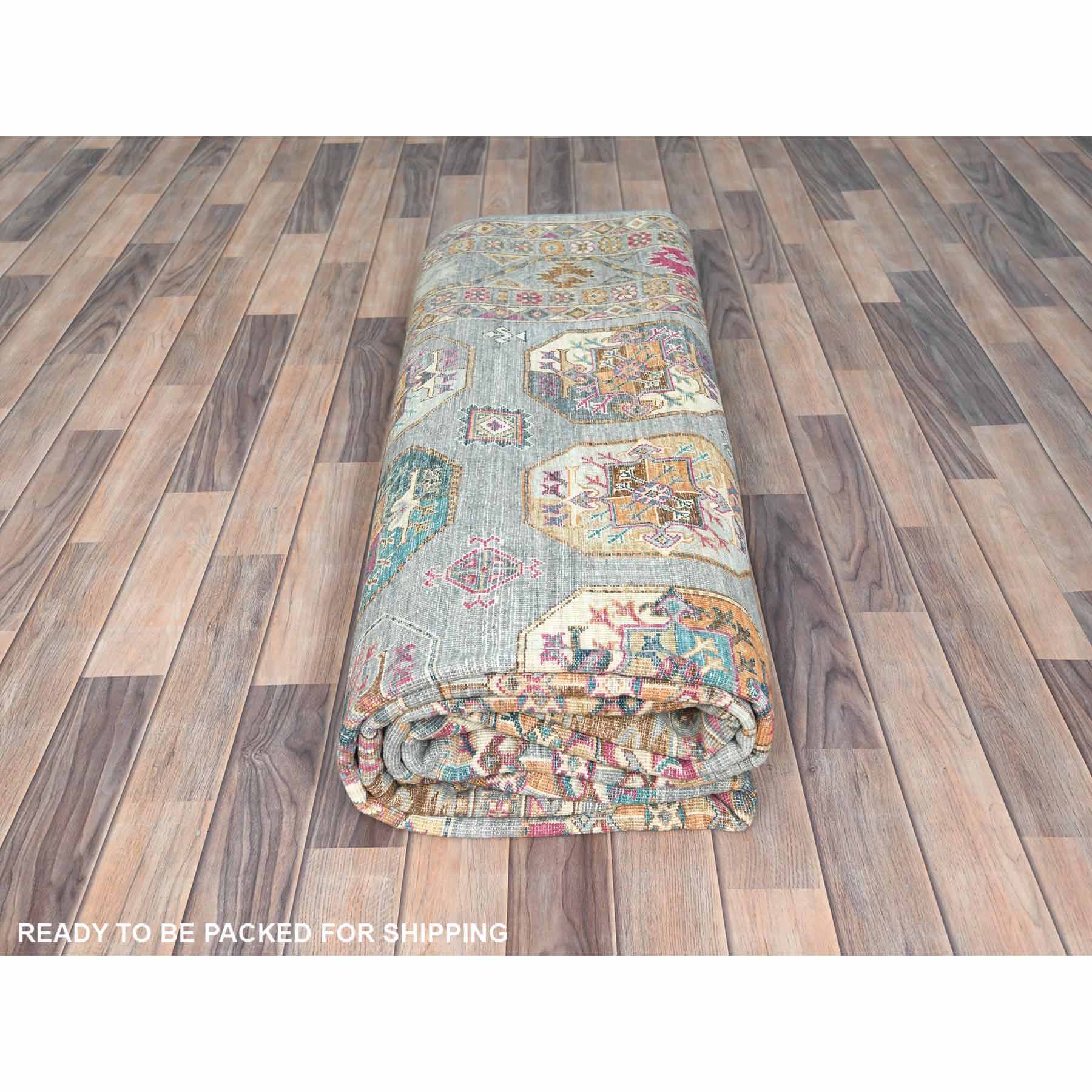 Kazak-Hand-Knotted-Rug-411365