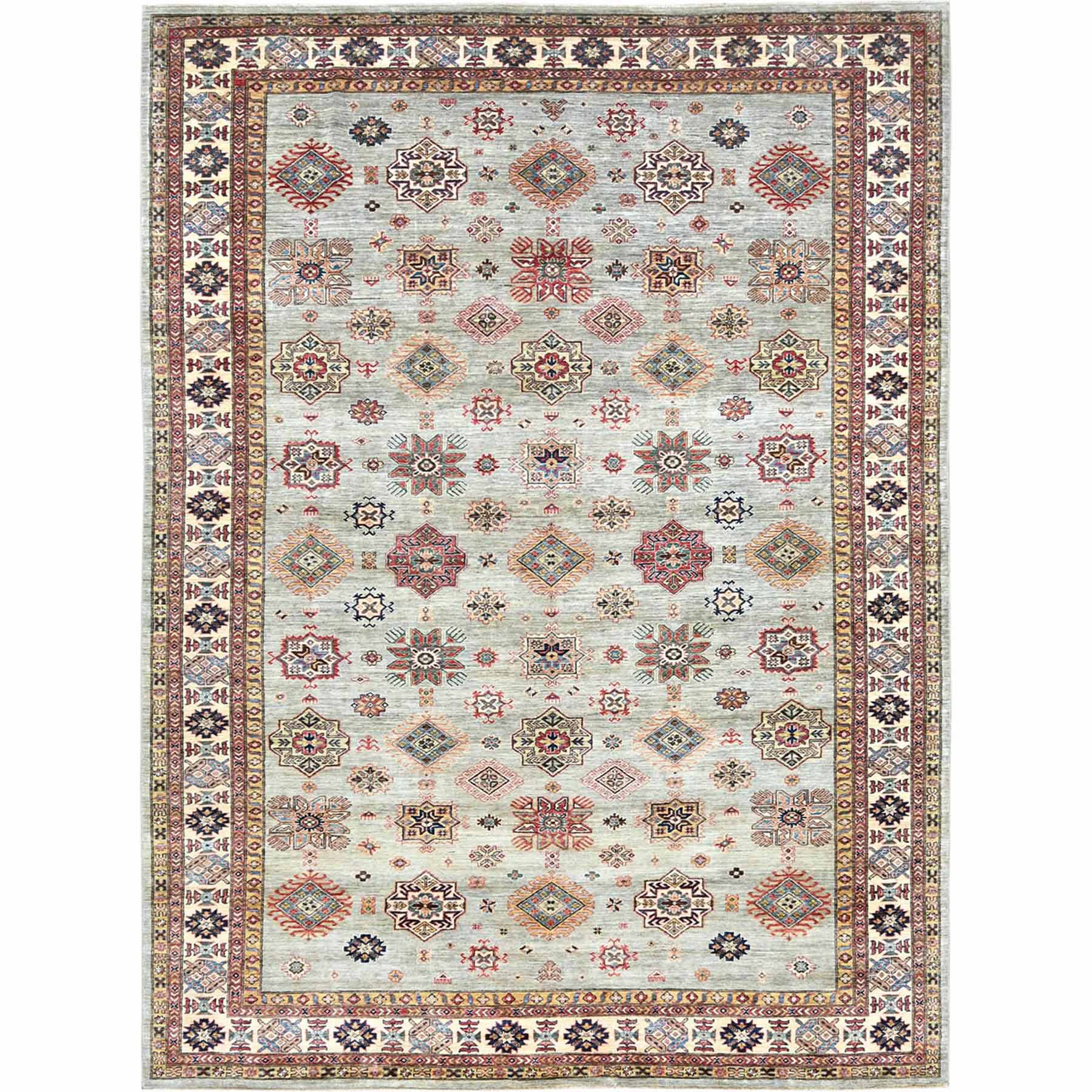 Kazak-Hand-Knotted-Rug-411390