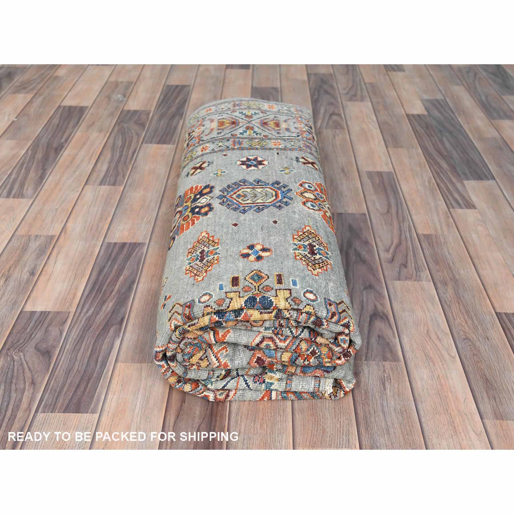 Kazak-Hand-Knotted-Rug-411395