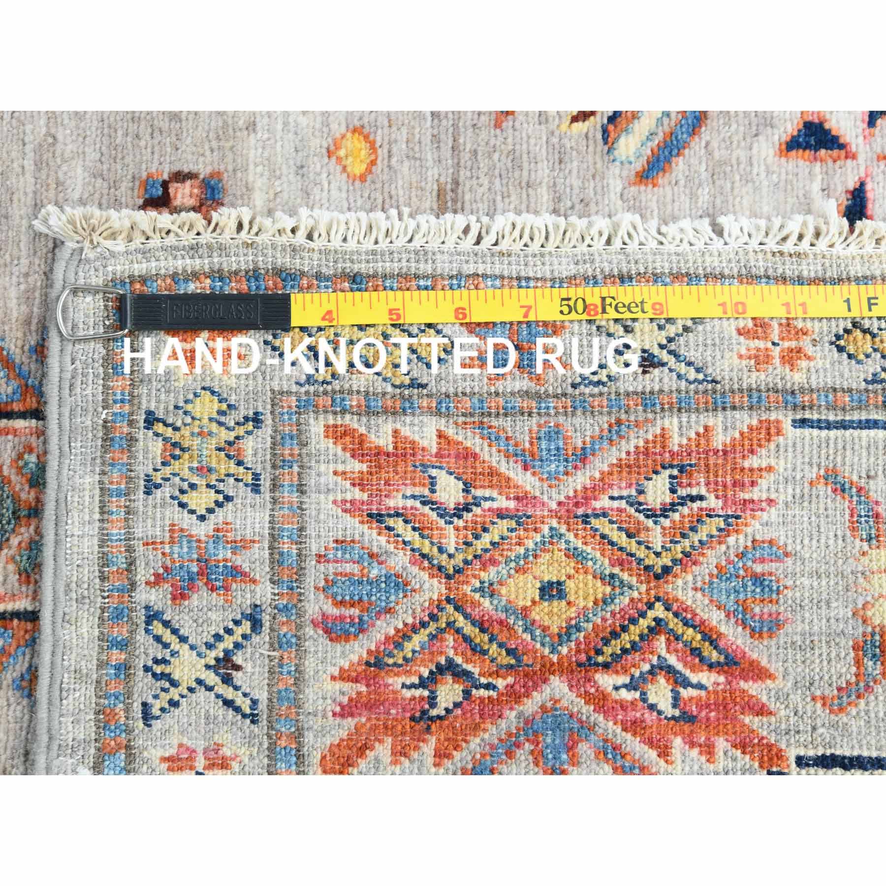 Kazak-Hand-Knotted-Rug-411395