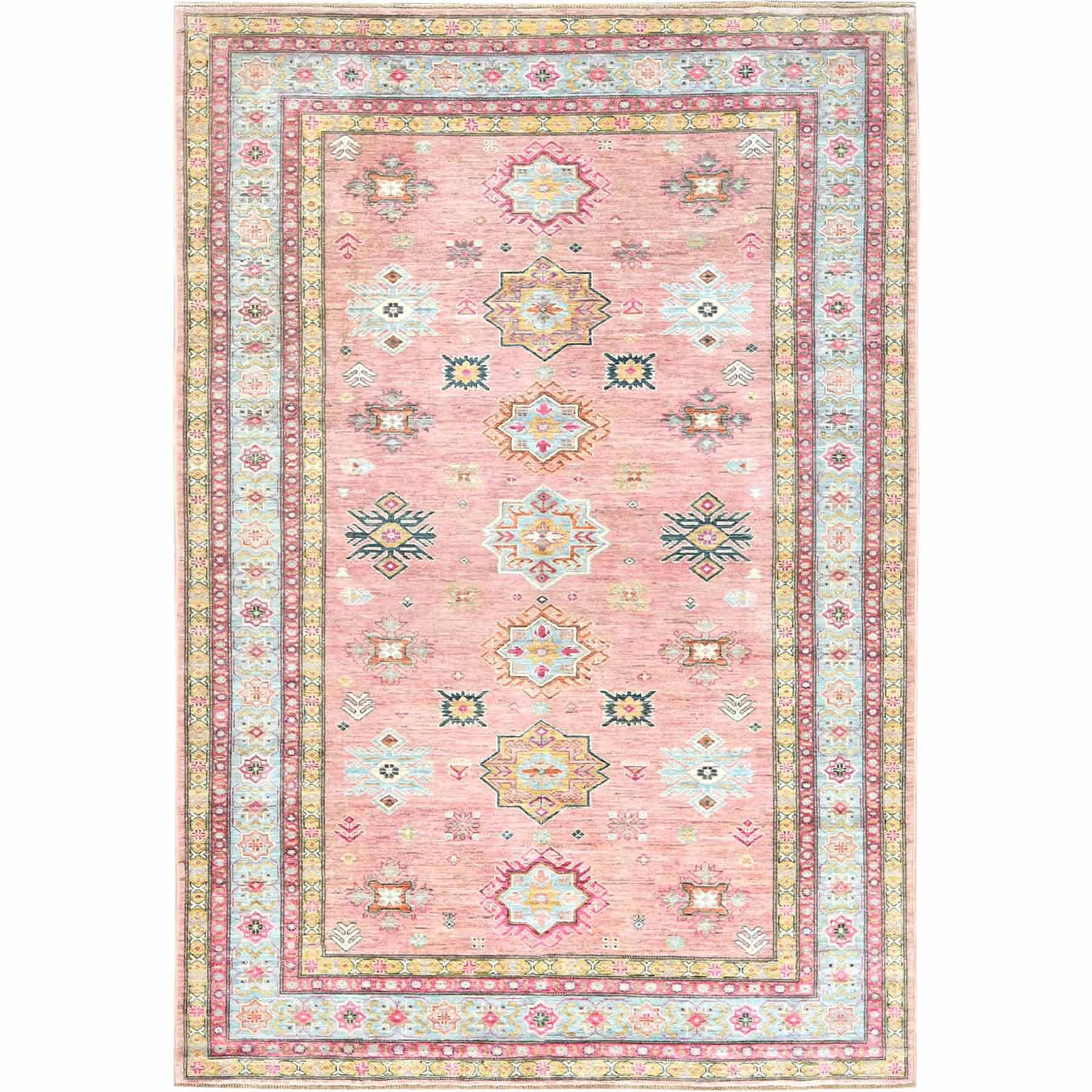 Kazak-Hand-Knotted-Rug-411430