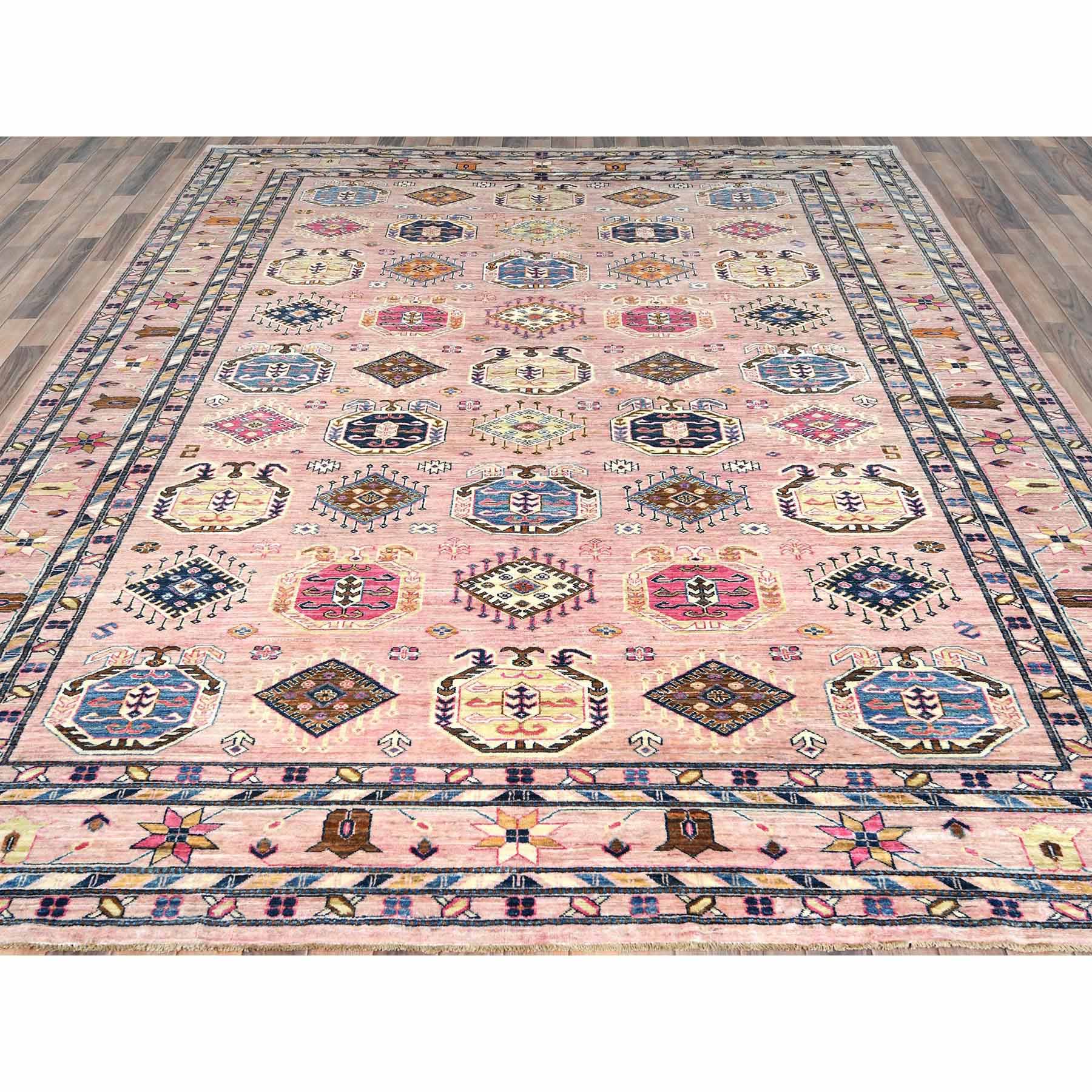 Kazak-Hand-Knotted-Rug-411445