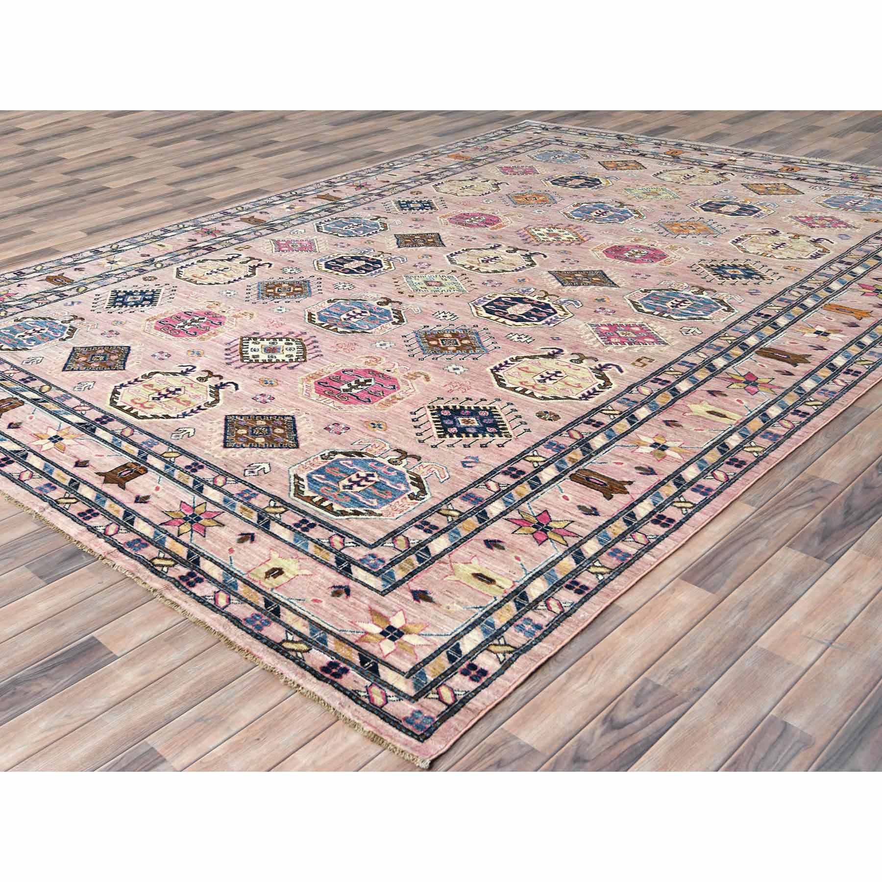 Kazak-Hand-Knotted-Rug-411445