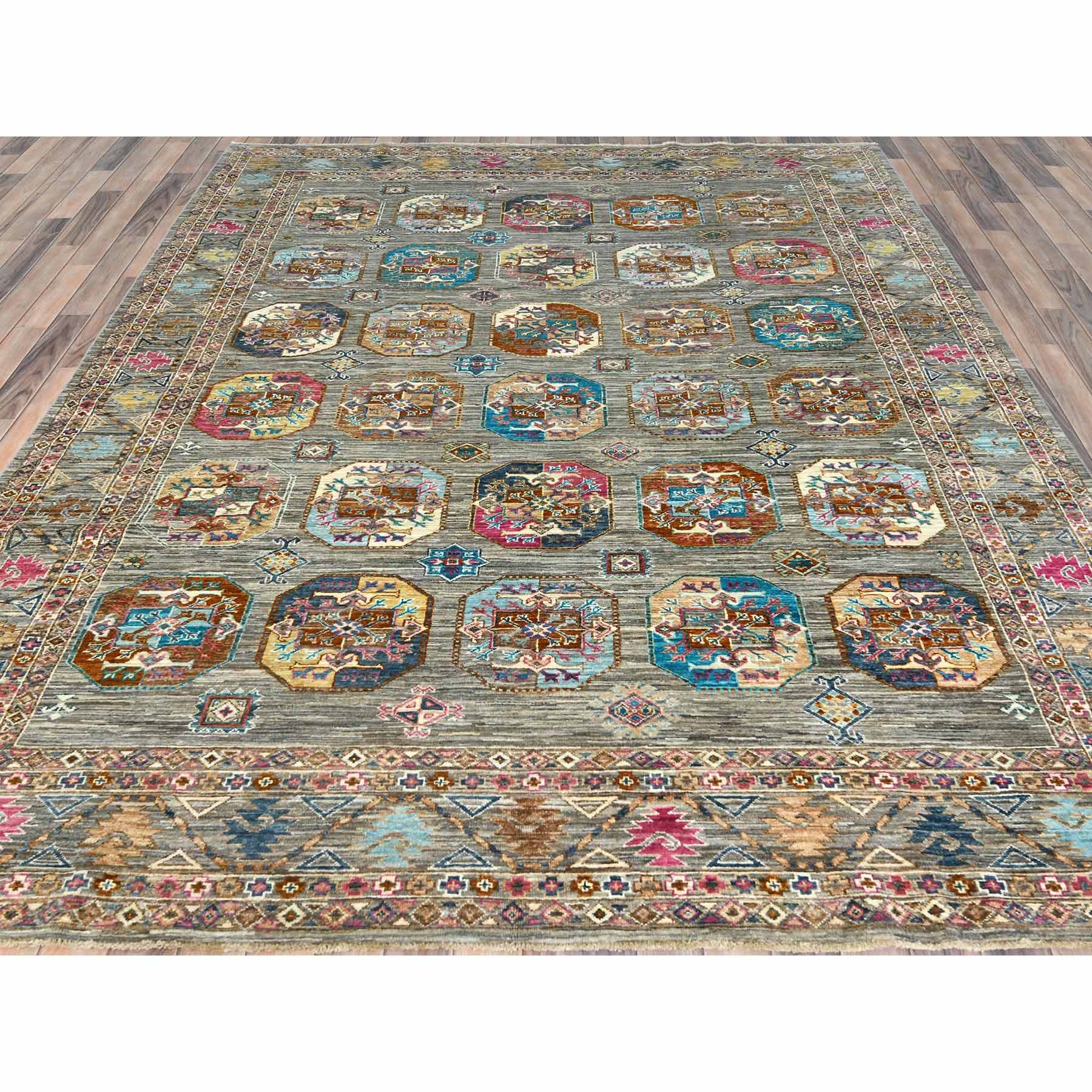 Kazak-Hand-Knotted-Rug-411485