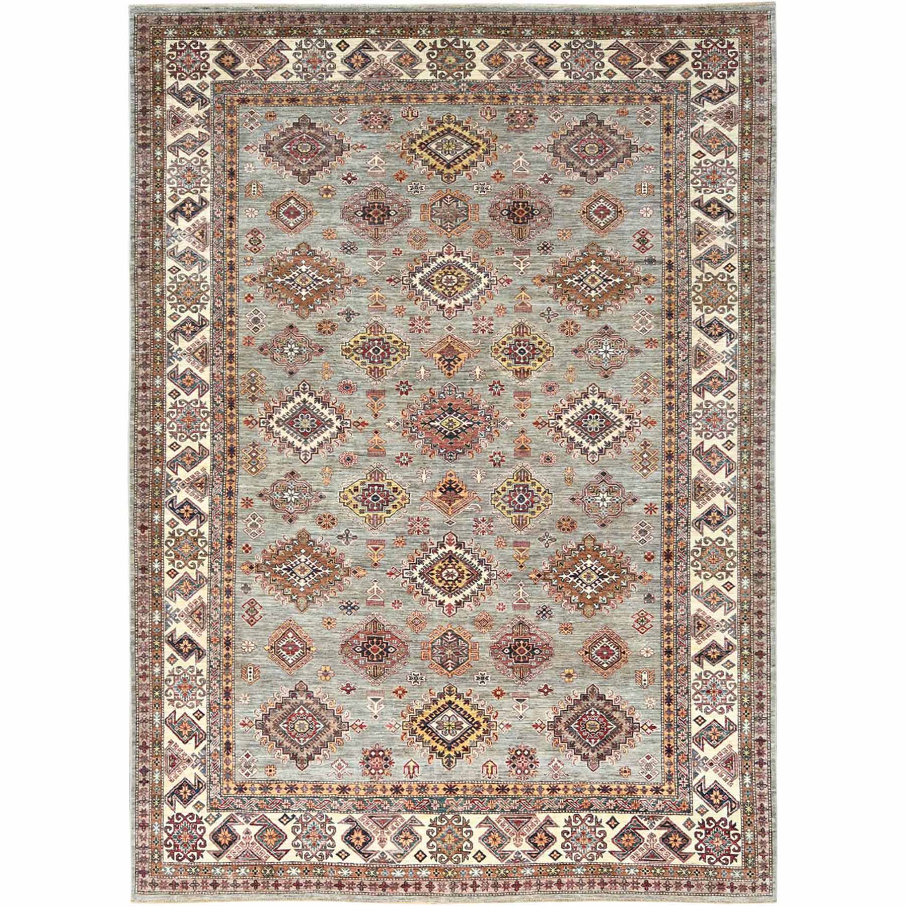 Kazak-Hand-Knotted-Rug-411565