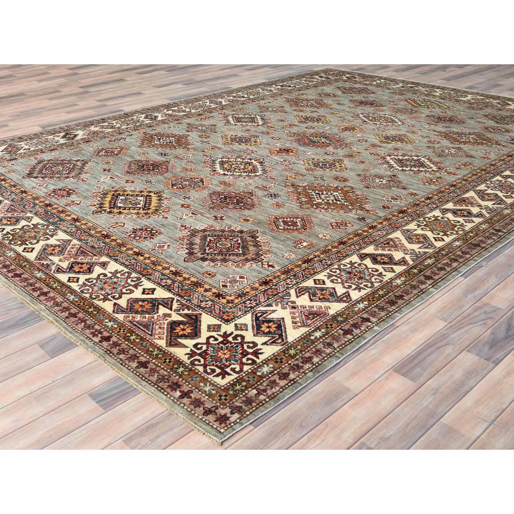 Kazak-Hand-Knotted-Rug-411565