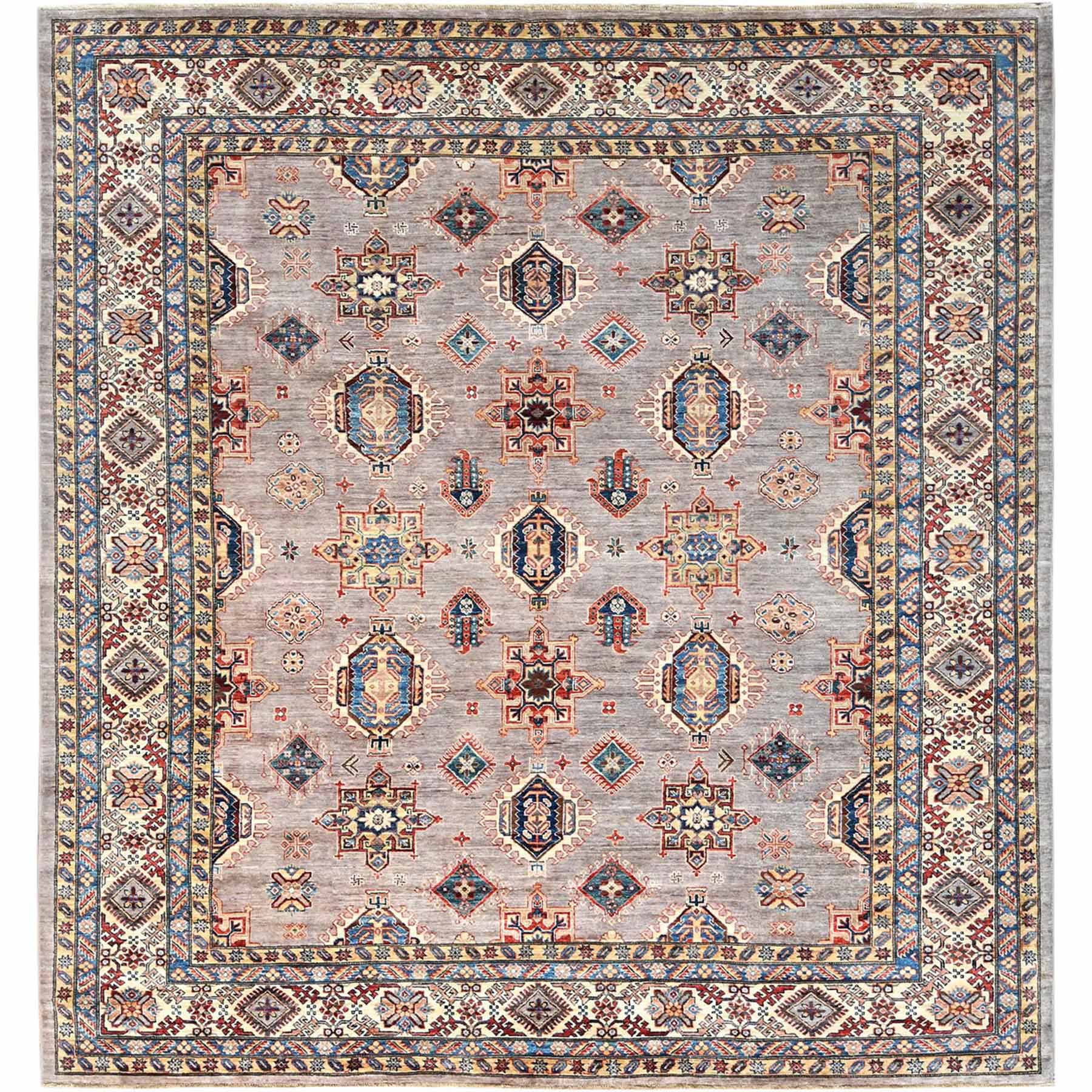 Kazak-Hand-Knotted-Rug-411595