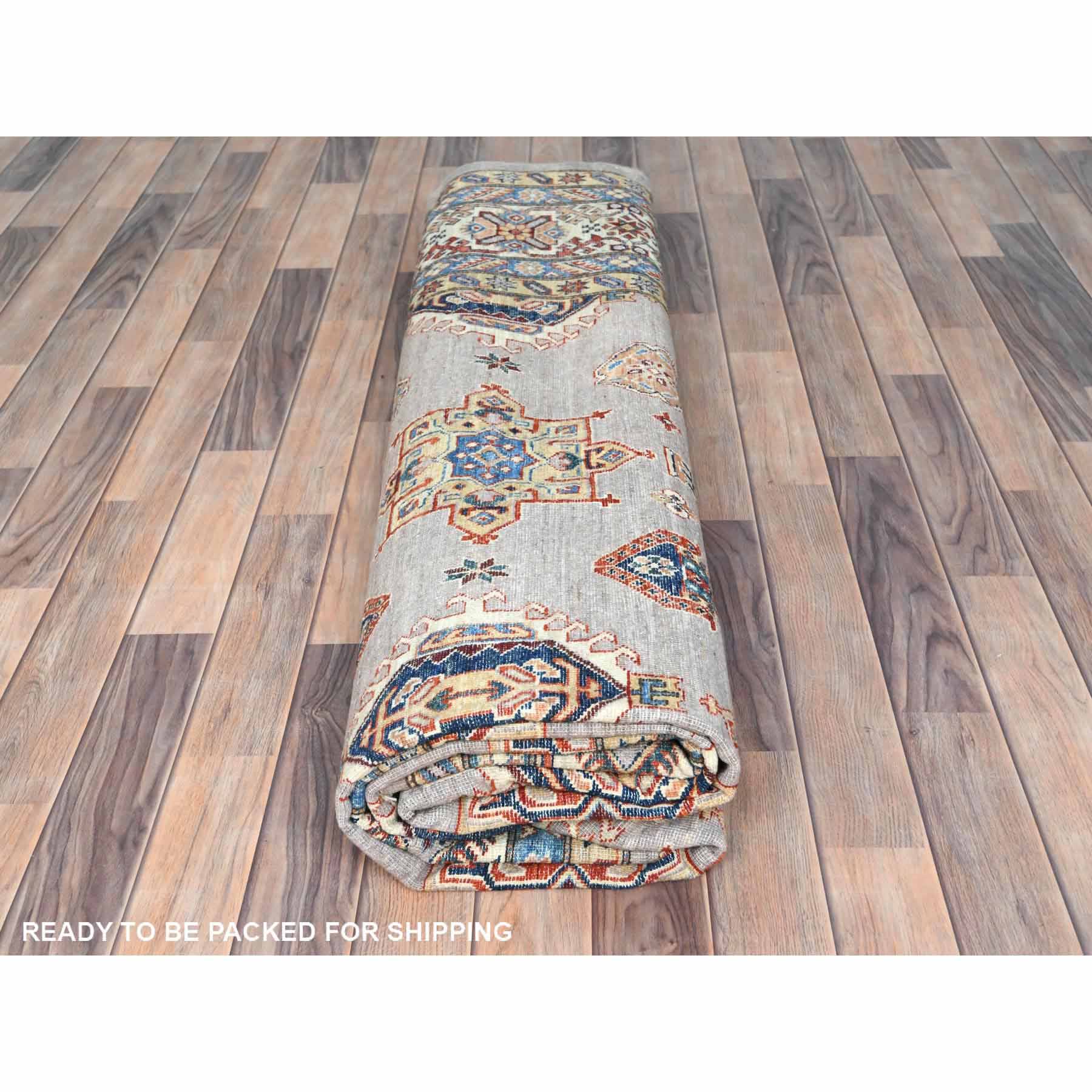 Kazak-Hand-Knotted-Rug-411595