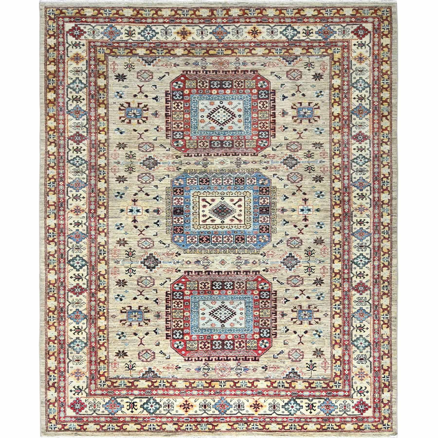 Kazak-Hand-Knotted-Rug-411615