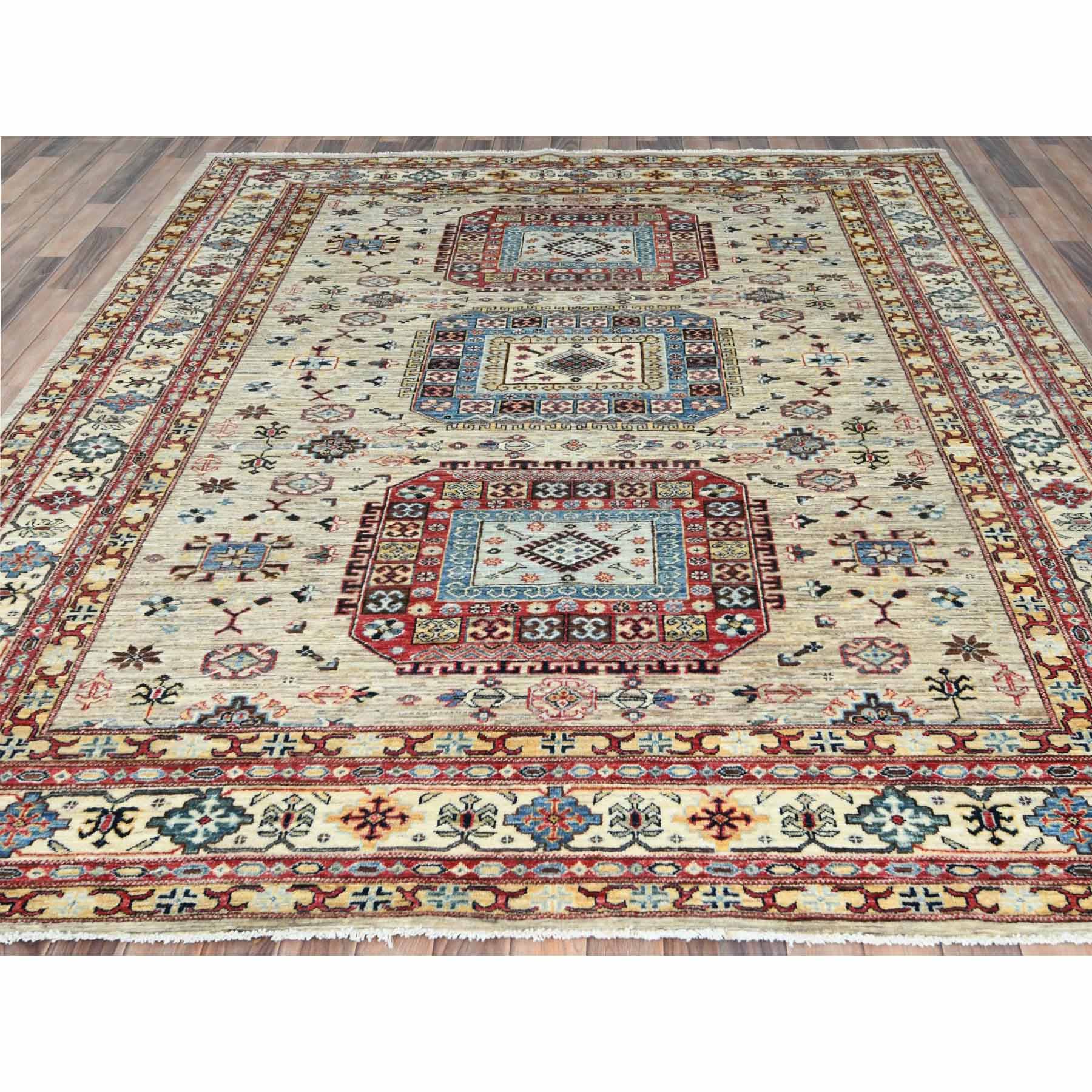 Kazak-Hand-Knotted-Rug-411615