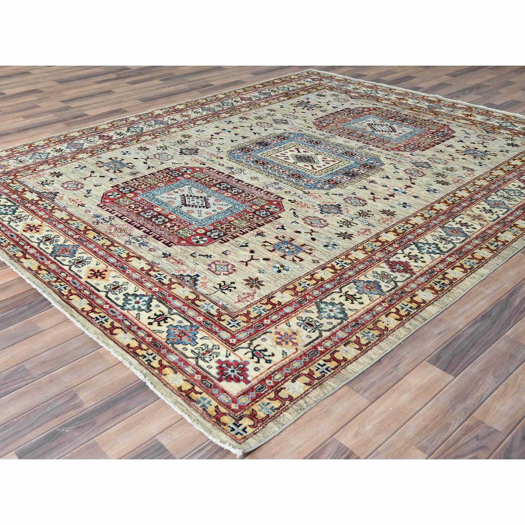 Kazak-Hand-Knotted-Rug-411615