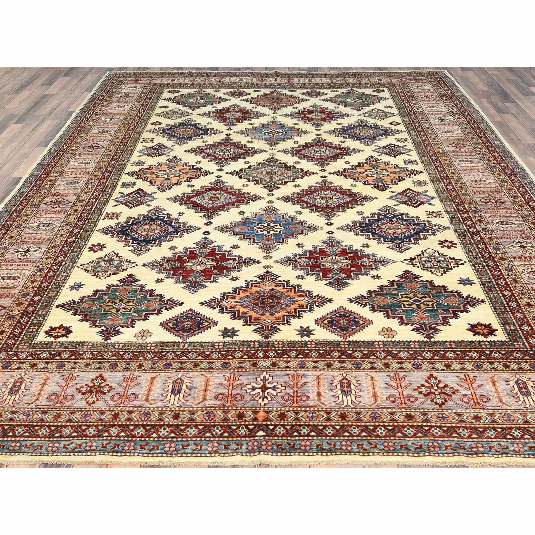 Kazak-Hand-Knotted-Rug-411900