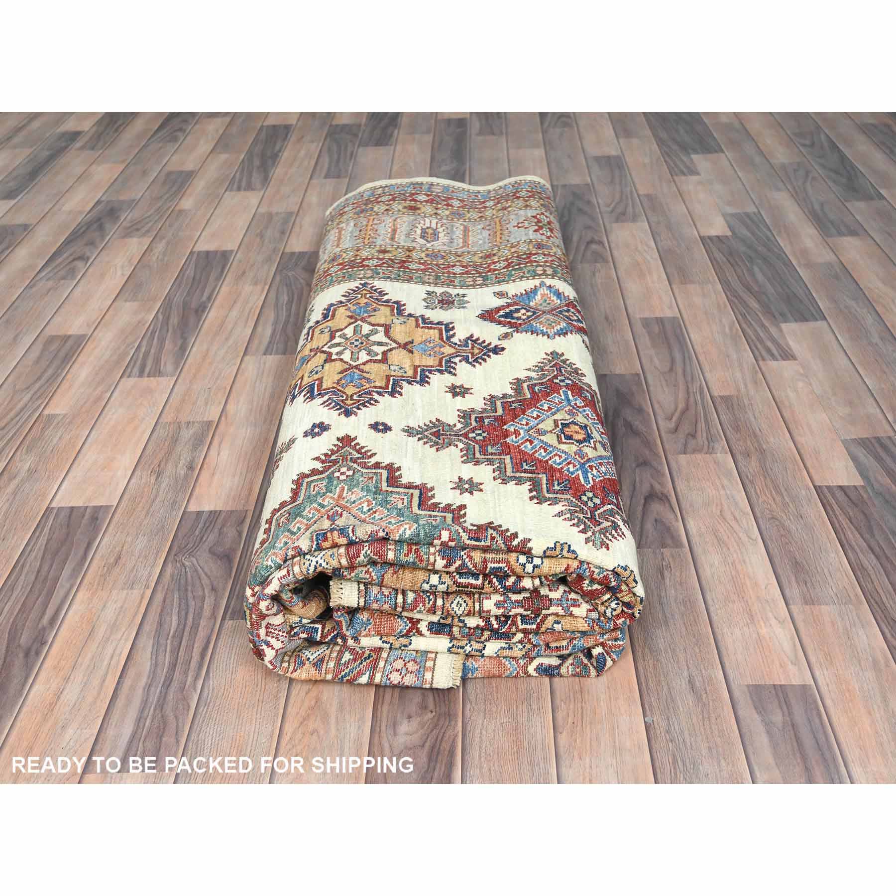 Kazak-Hand-Knotted-Rug-411900