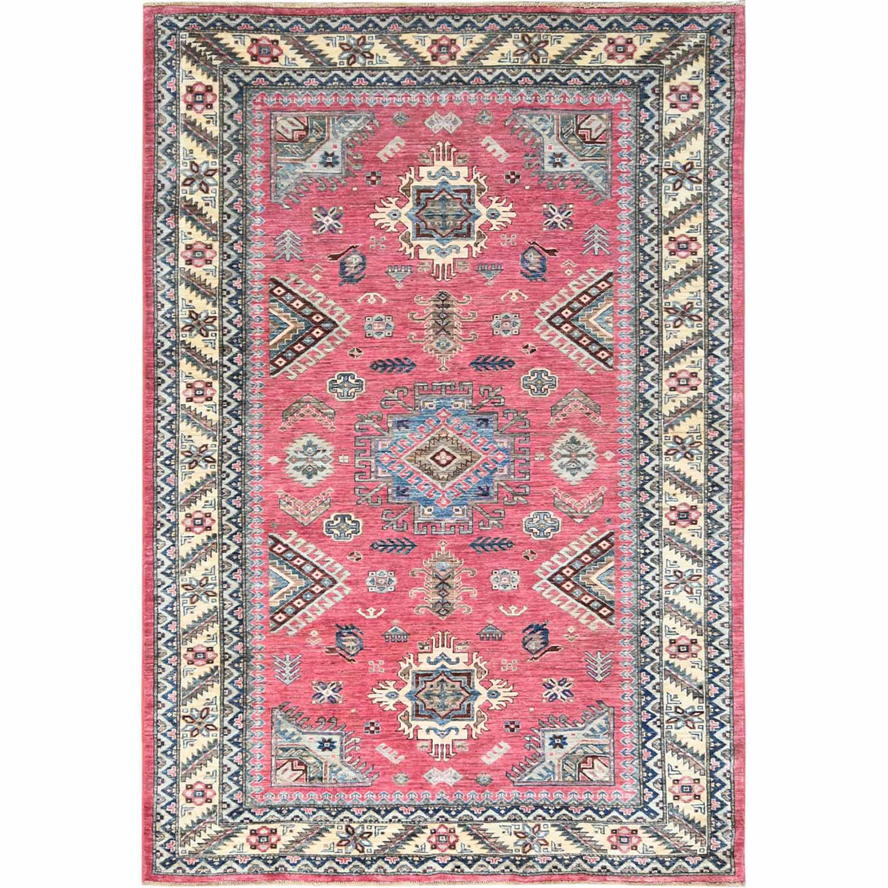 Kazak-Hand-Knotted-Rug-411950