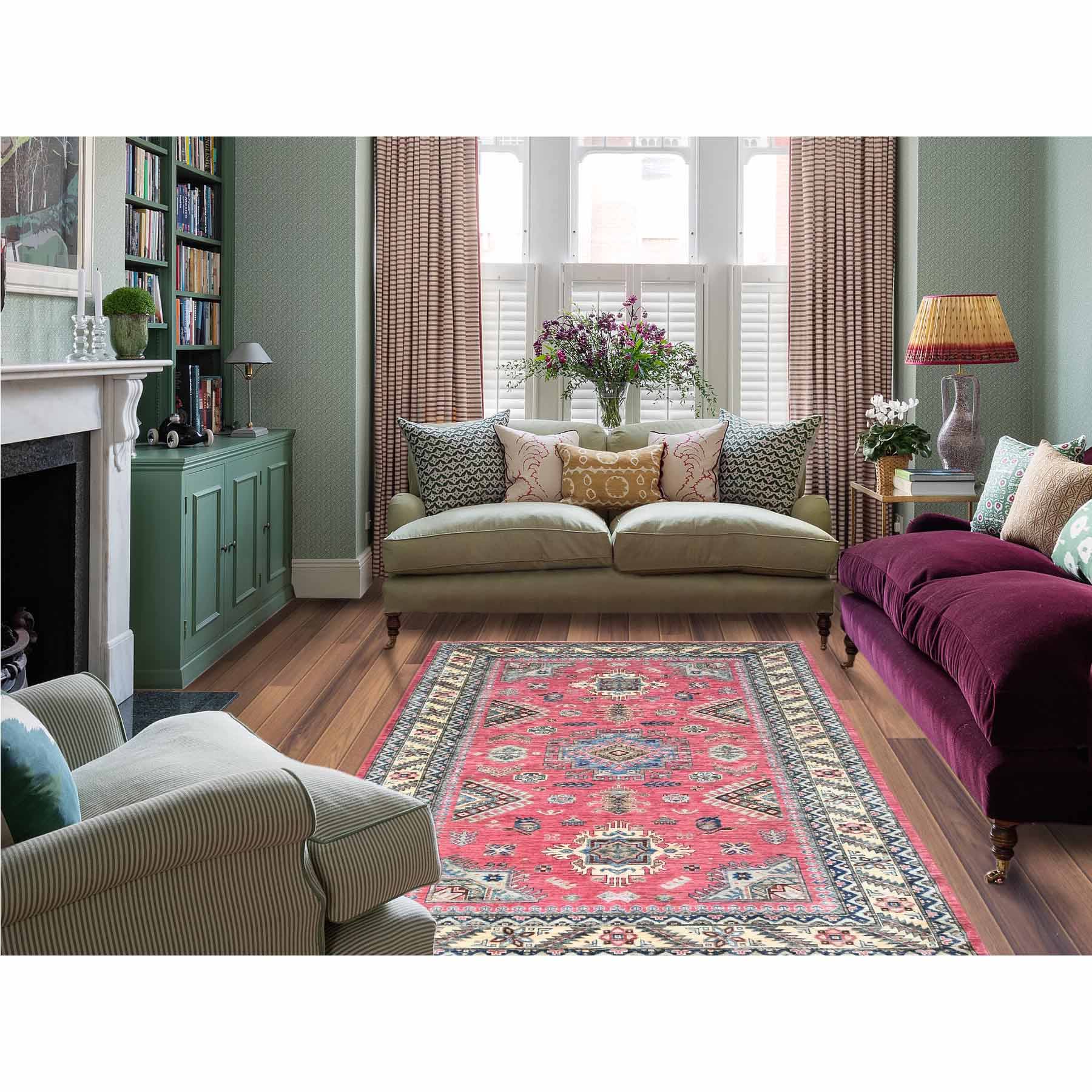 Kazak-Hand-Knotted-Rug-411950