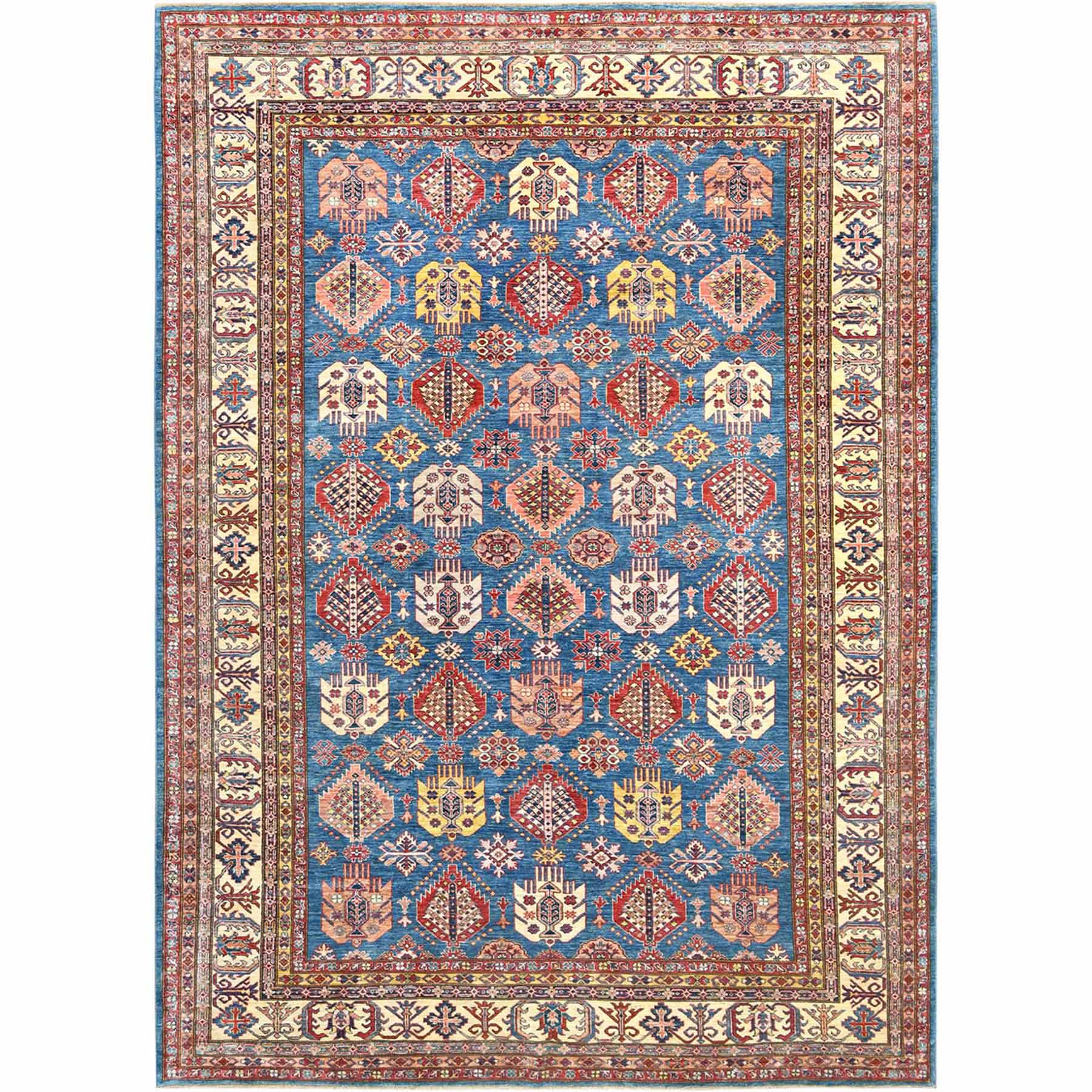 Kazak-Hand-Knotted-Rug-412235