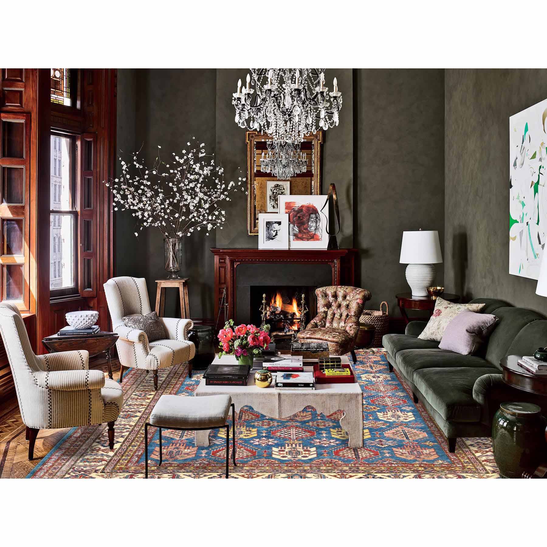 Kazak-Hand-Knotted-Rug-412235