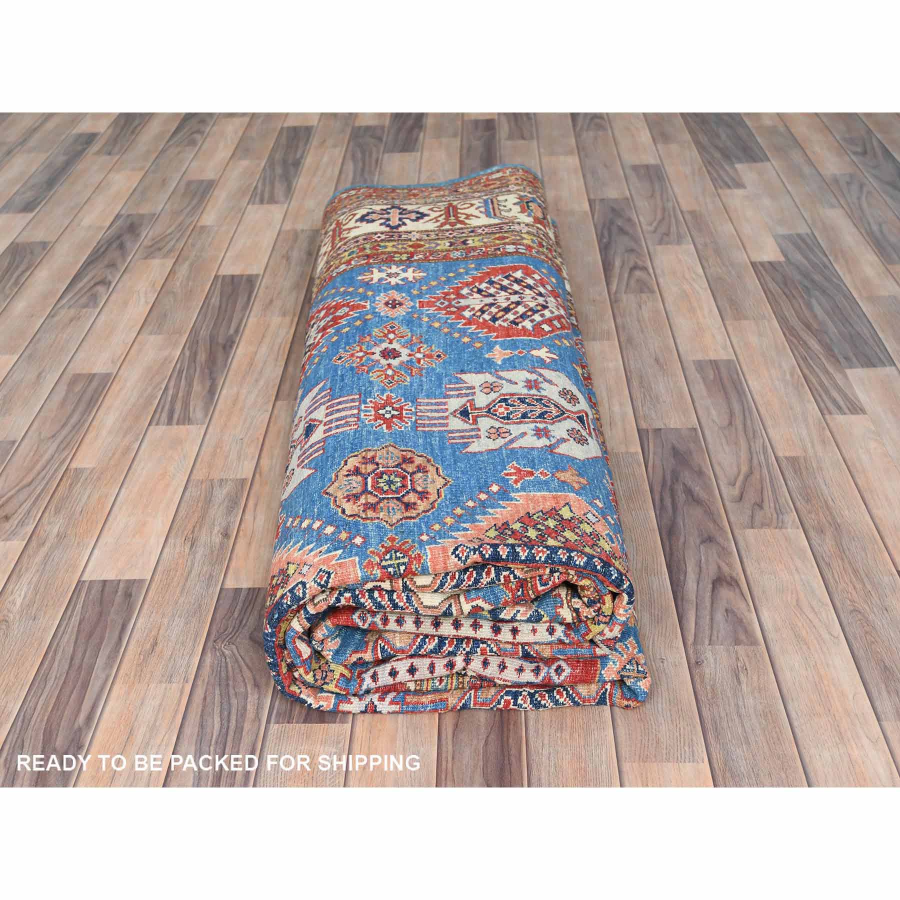 Kazak-Hand-Knotted-Rug-412235