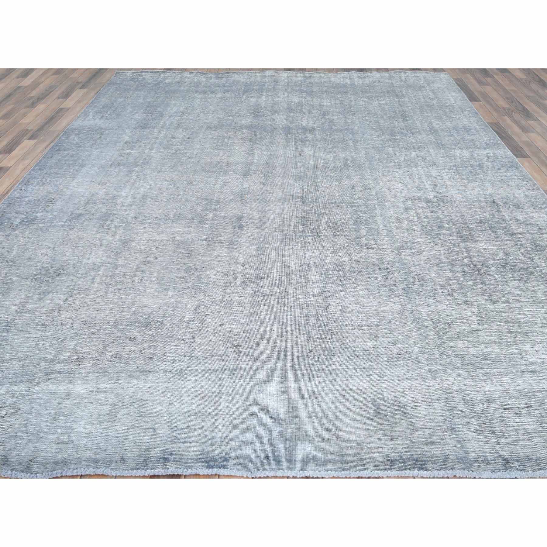 Overdyed-Vintage-Hand-Knotted-Rug-410485